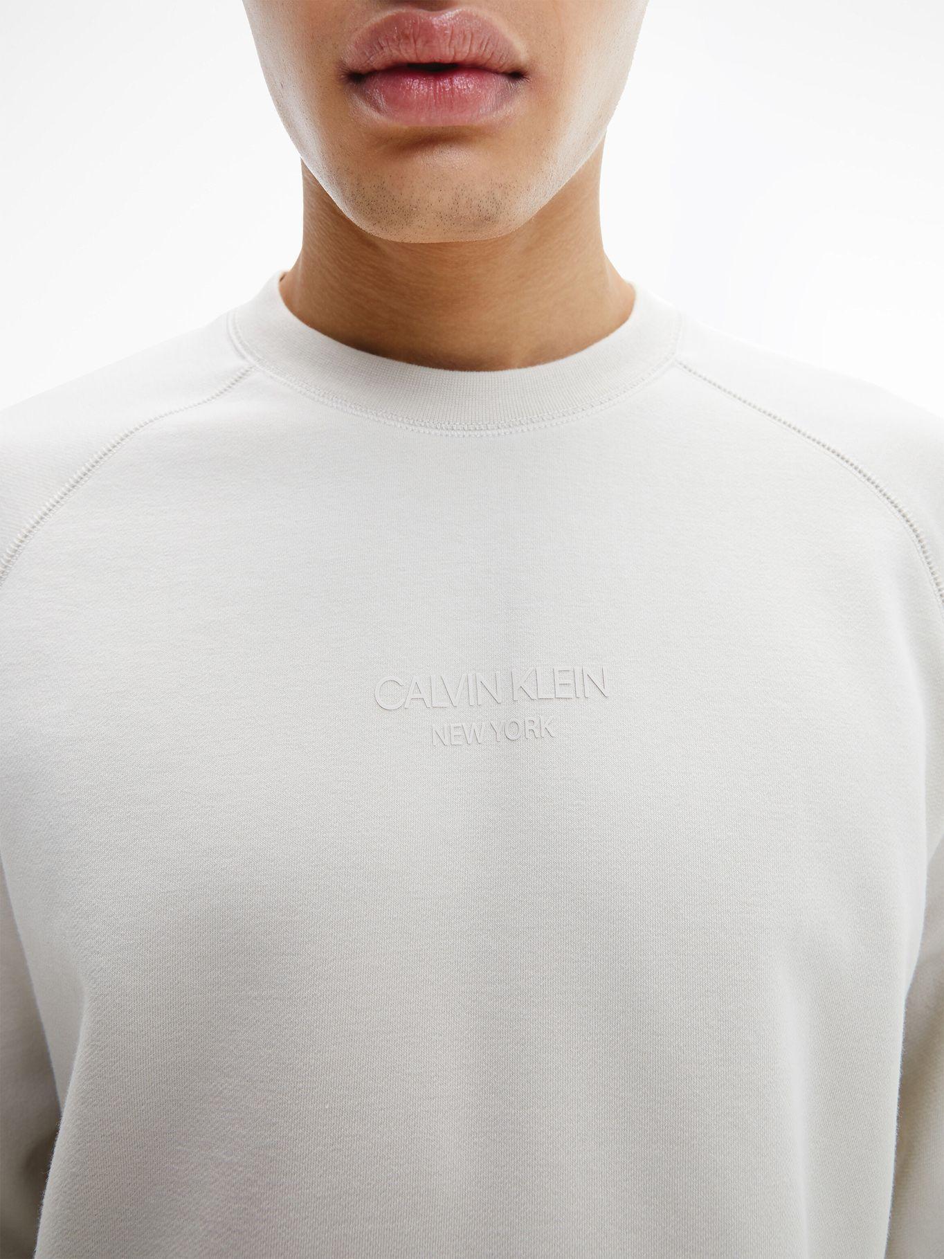 Polerón Center Logo Beige Calvin Klein-2