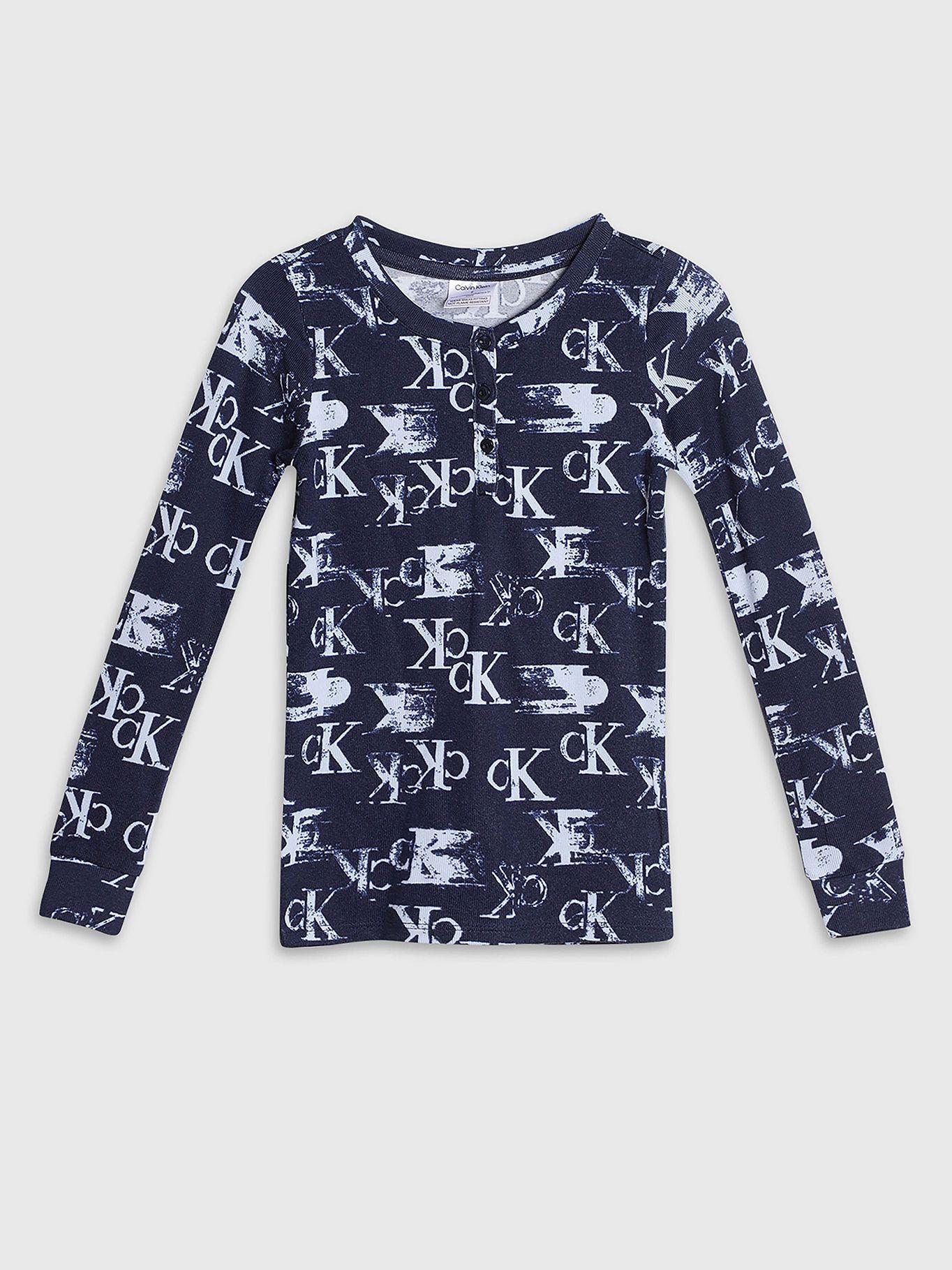 Pijama Niño Bunny Fleece Azul Calvin Klein-2