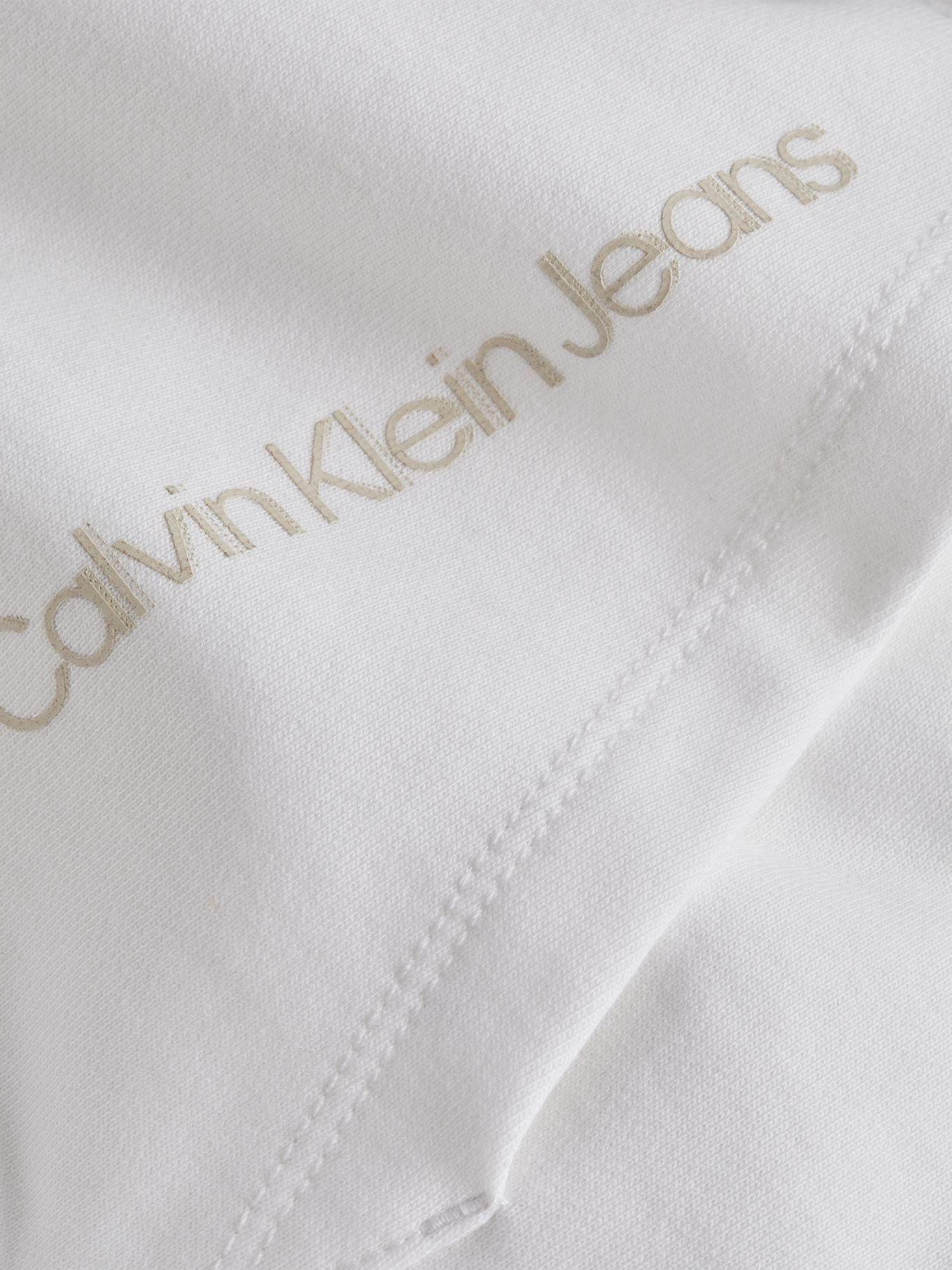 Polerón Back Faded Blanco Calvin Klein-2