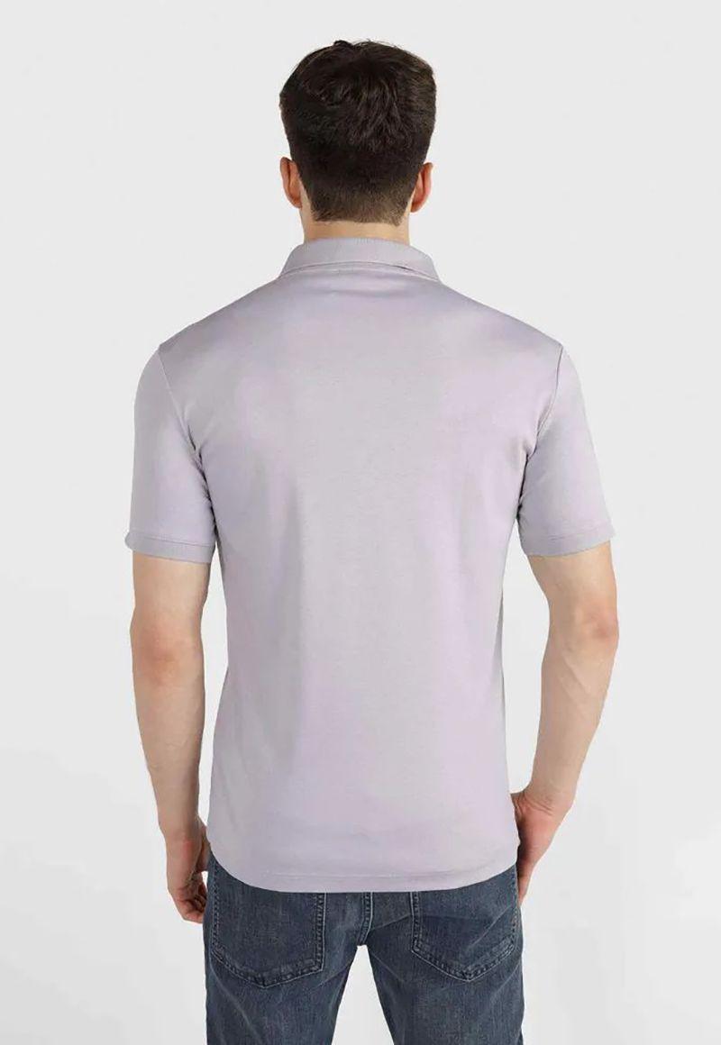 Polo Smooth Slim Gris Calvin Klein-2