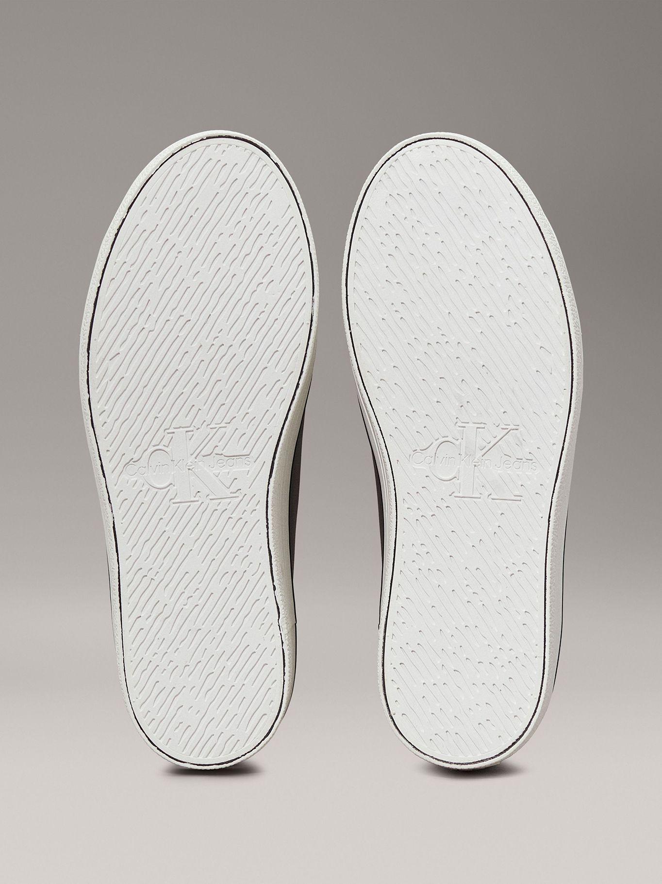 Zapatillas de plataforma de cuero Negro Calvin Klein-3