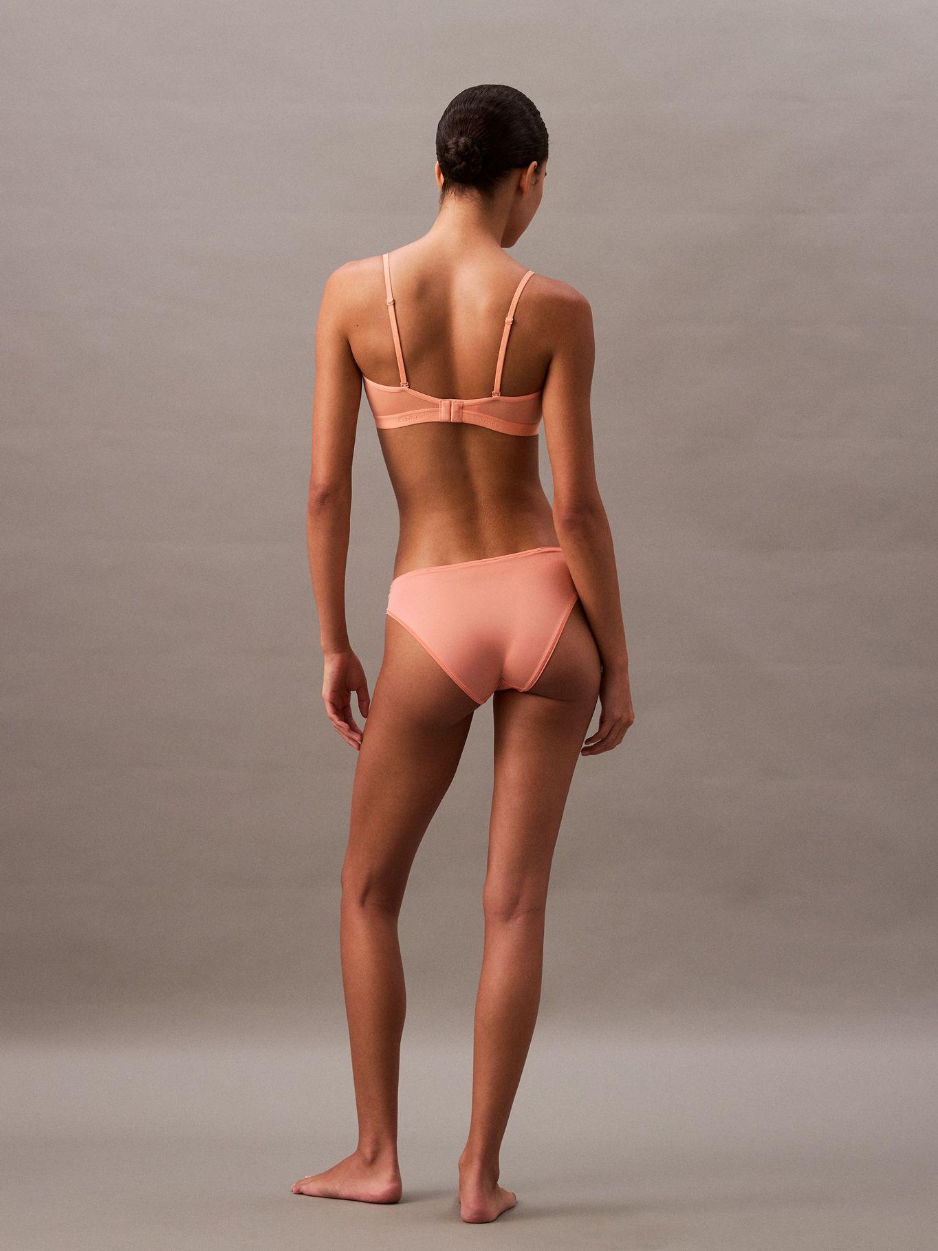 Calzón Bikini Ideal Stretch Micro Coral Calvin Klein-2