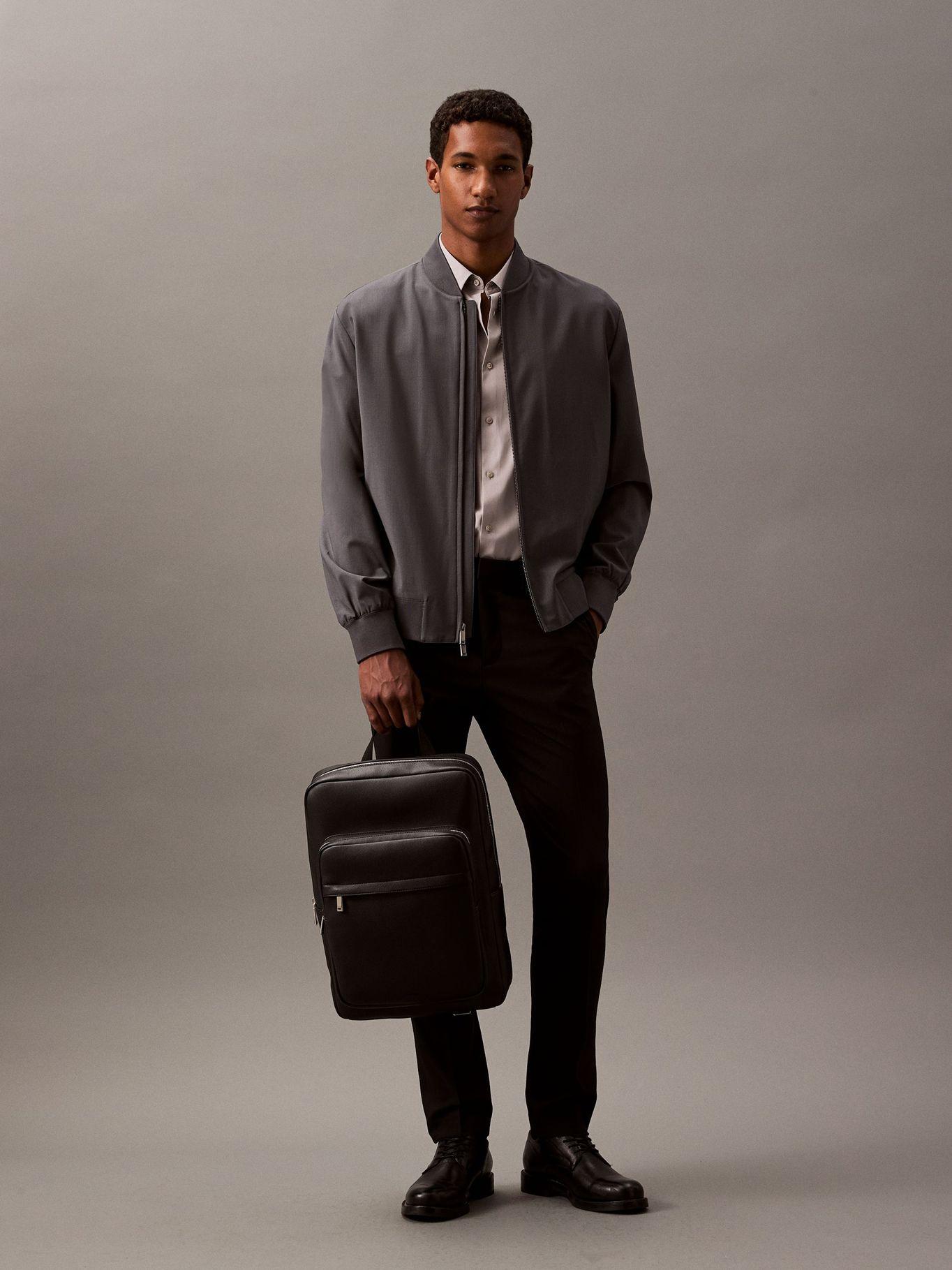 Mochila Delgada Micro Plebbe Negro Calvin Klein-3