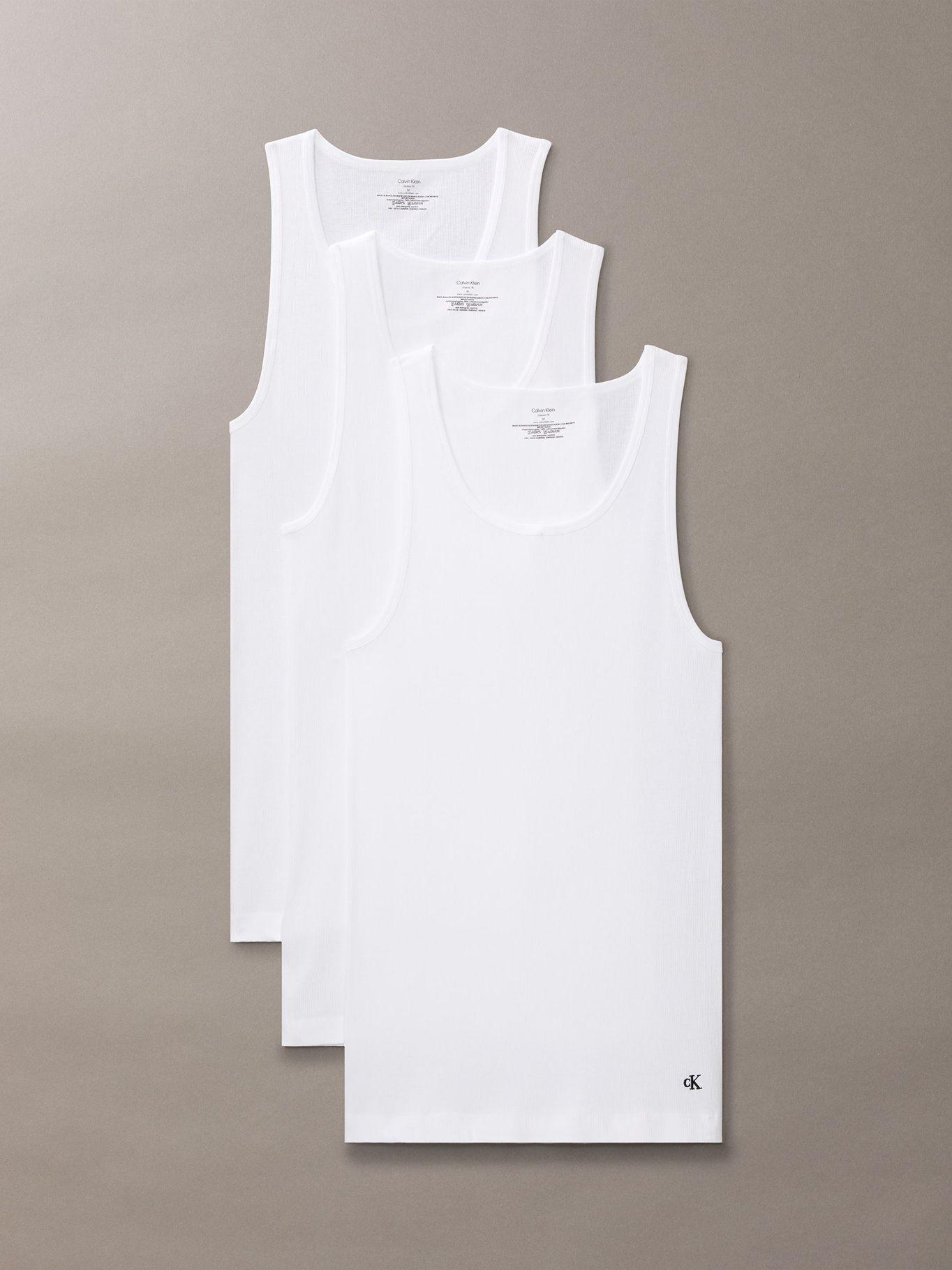 Pack 3 Camisetas Cotton Classic Blanco Calvin Klein-0