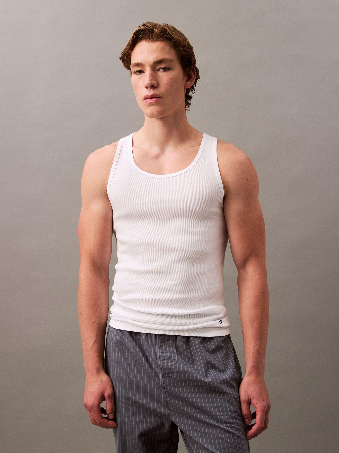 Pack 3 Camisetas Cotton Classic Blanco Calvin Klein-1