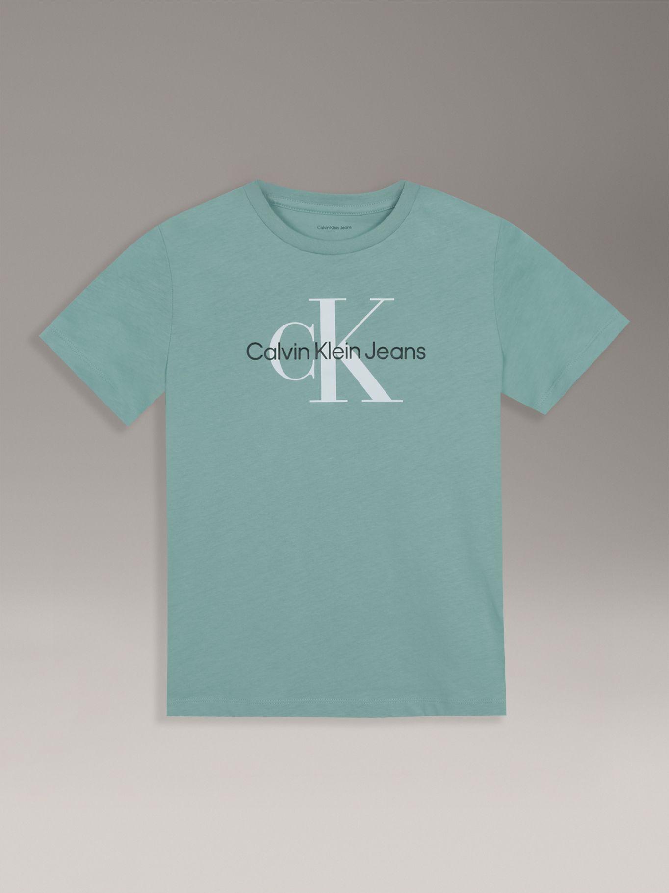 Polera Unisex CK Monogram Verde Calvin Klein-0