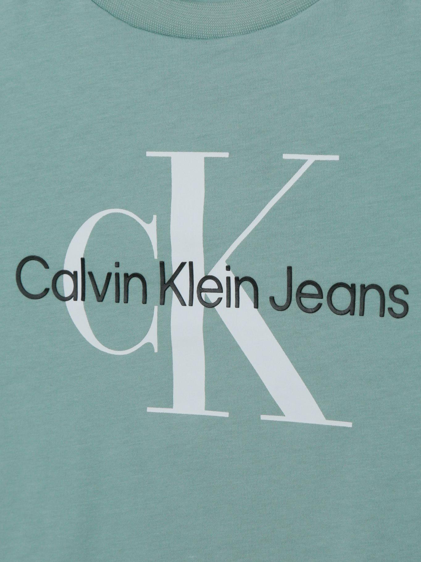 Polera Unisex CK Monogram Verde Calvin Klein-2