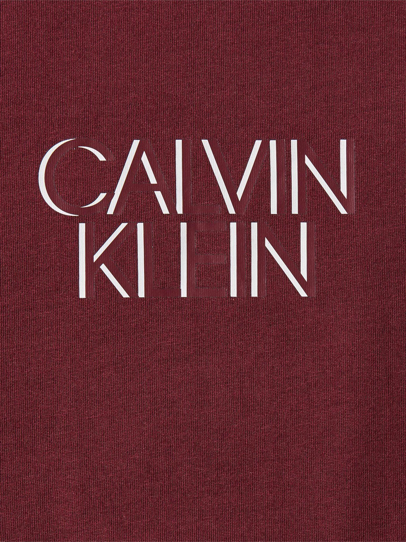 Polera Shadow Center Burdeo Calvin Klein Hombre-2