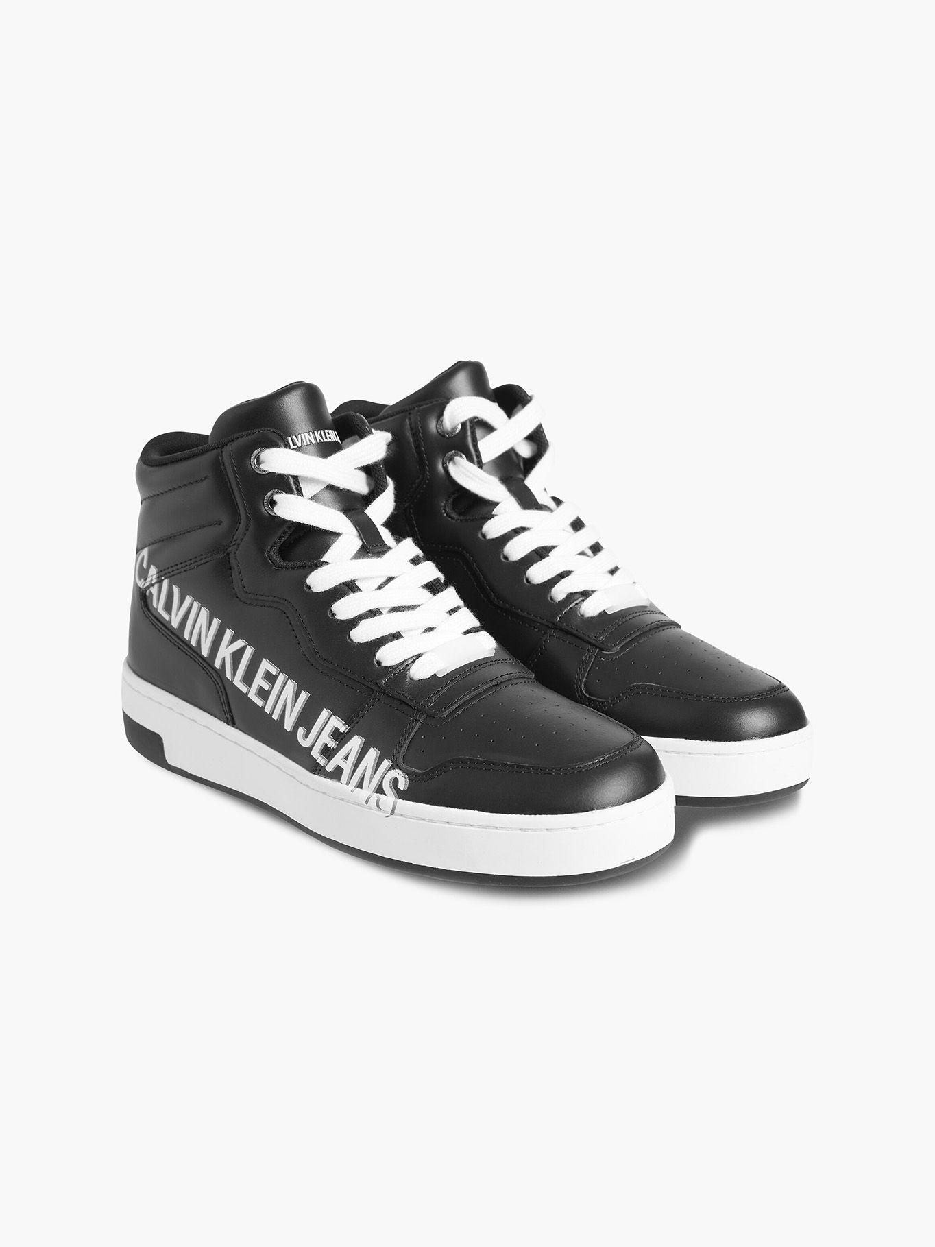 Zapatilla Urbana Mid Basket Negro Calvin Klein-0