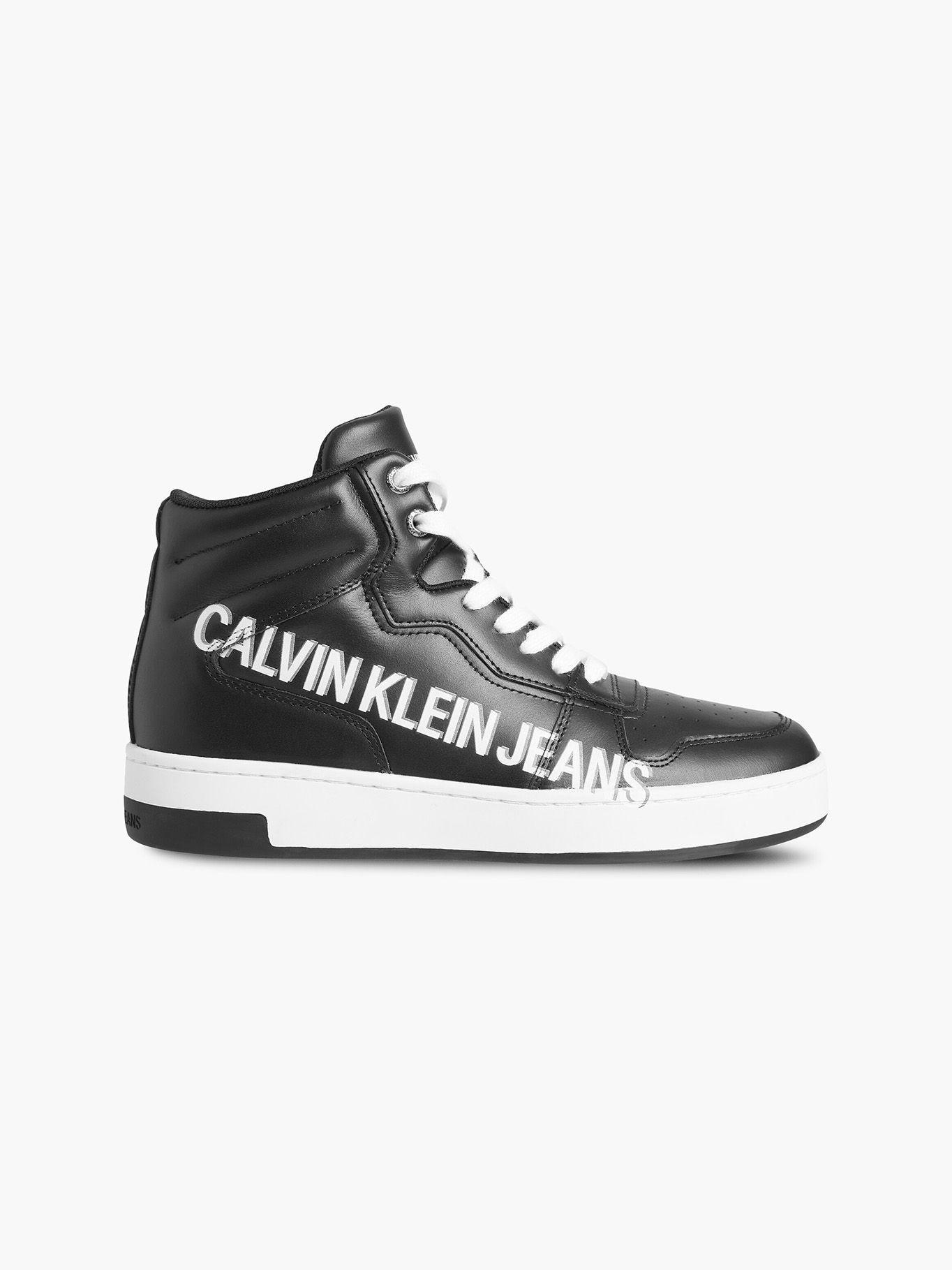 Zapatilla Urbana Mid Basket Negro Calvin Klein-4