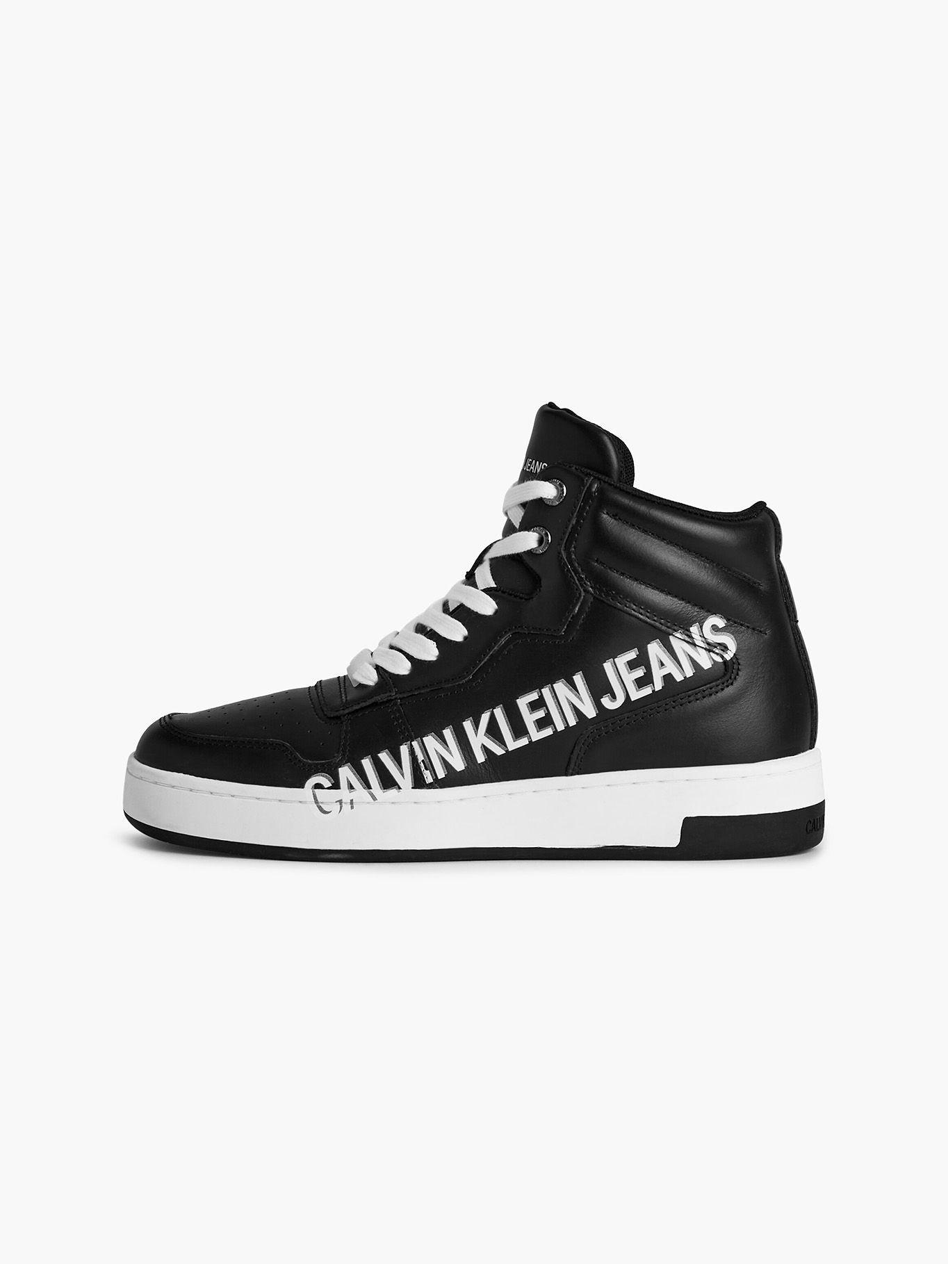 Zapatilla Urbana Mid Basket Negro Calvin Klein-5
