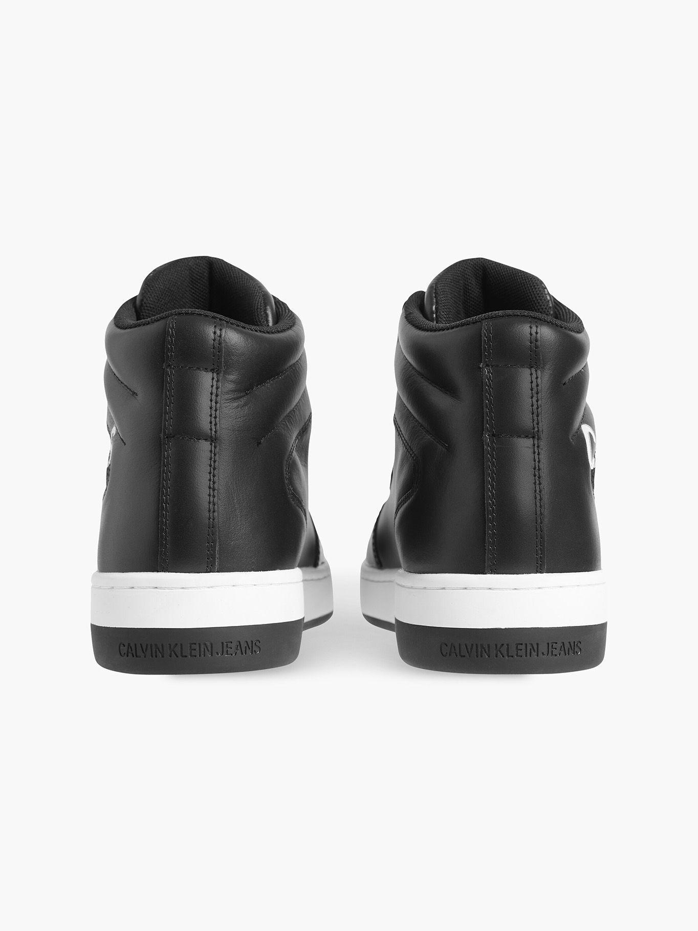 Zapatilla Urbana Mid Basket Negro Calvin Klein-1