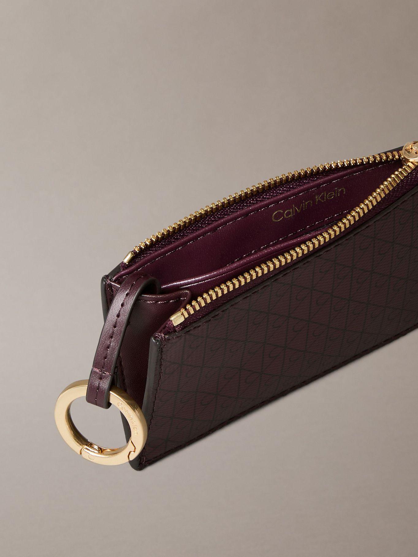 Tarjetero Estampado - Monograma CK Marrón Calvin Klein-2