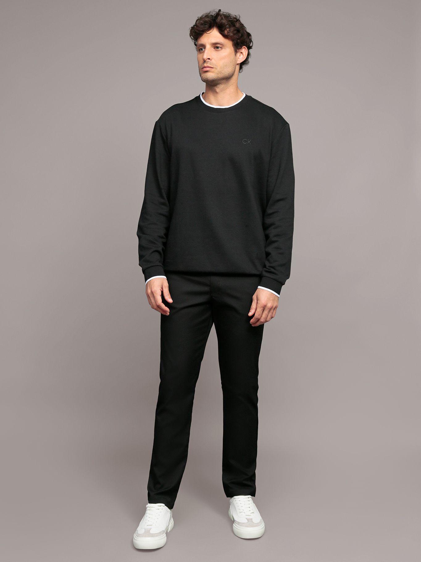 Pantalón Stretch Tech Slim Negro Calvin Klein-1