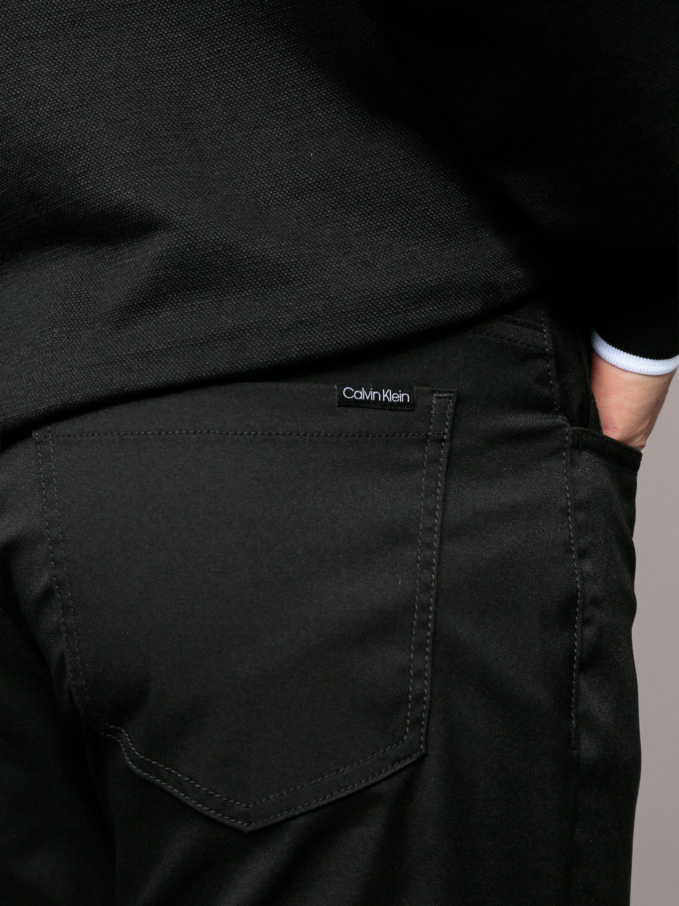 Pantalón Stretch Tech Slim Negro Calvin Klein-4