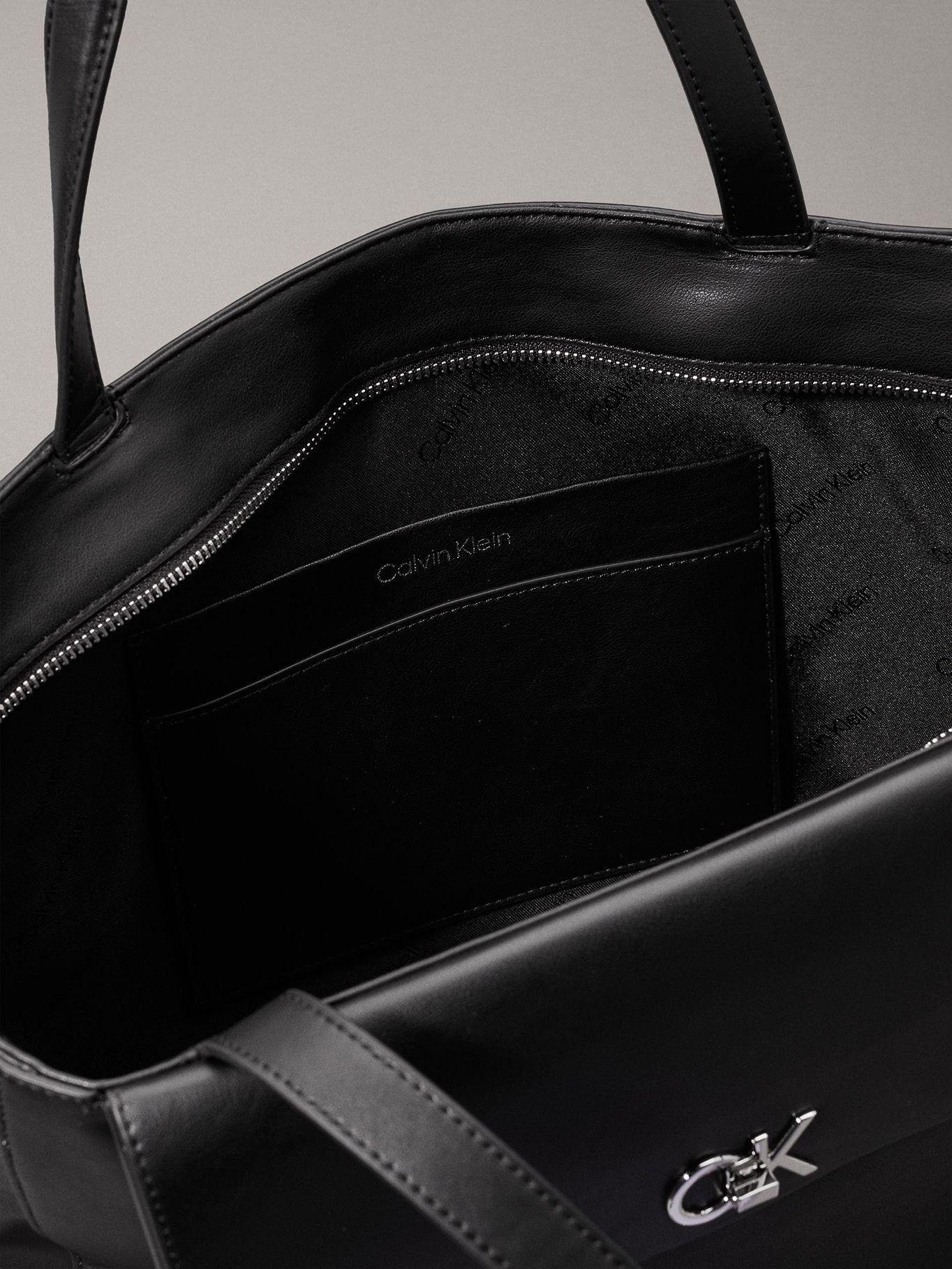 Cartera Tote Ck Medium Negro Calvin Klein-3