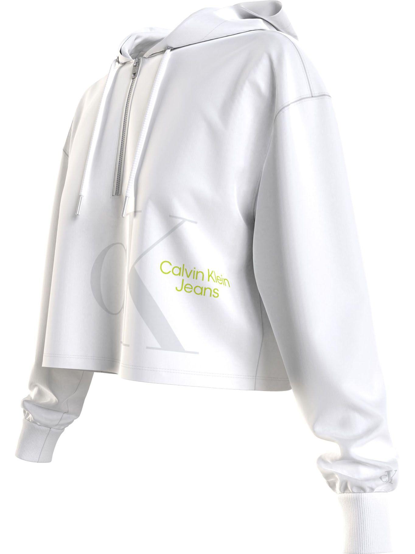 Hoodie Dynamic Blanco Calvin Klein-2