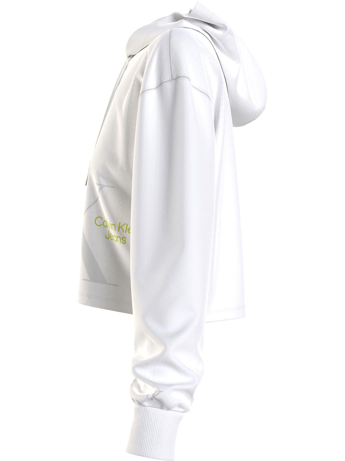 Hoodie Dynamic Blanco Calvin Klein-3