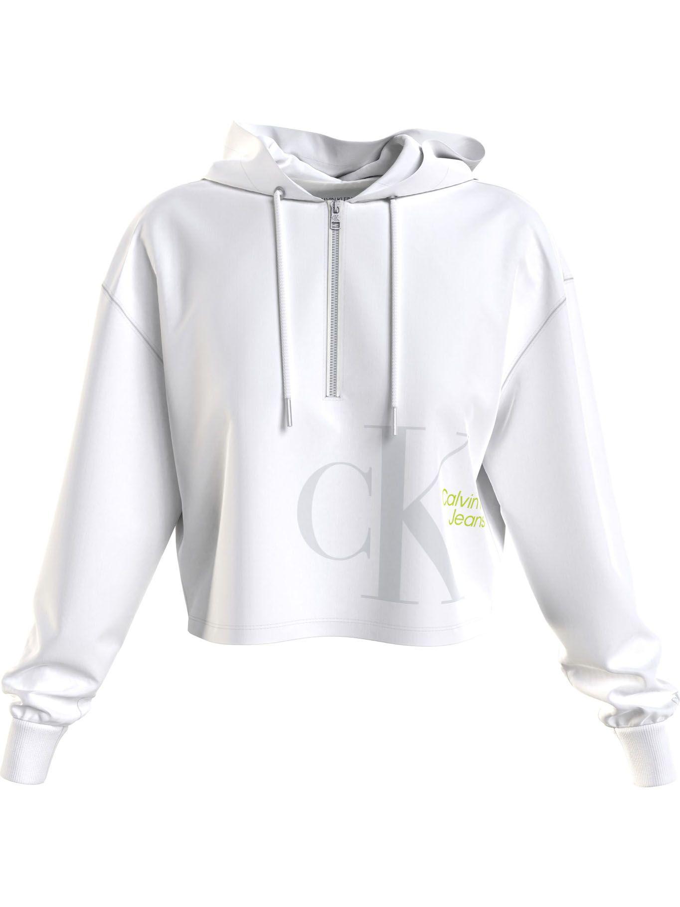 Hoodie Dynamic Blanco Calvin Klein-0