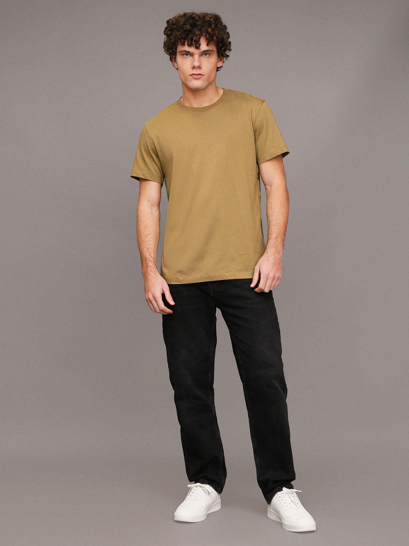 Polera Logo Tape Verde Calvin Klein-1