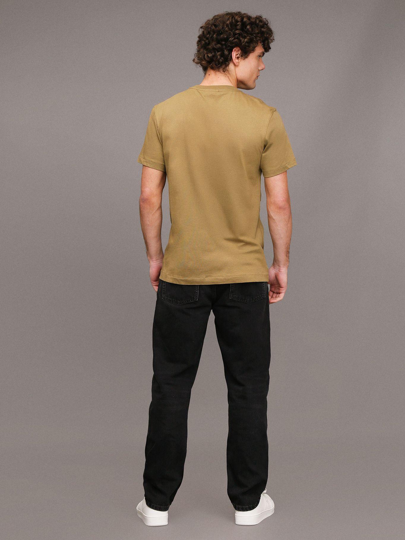Polera Logo Tape Verde Calvin Klein-2