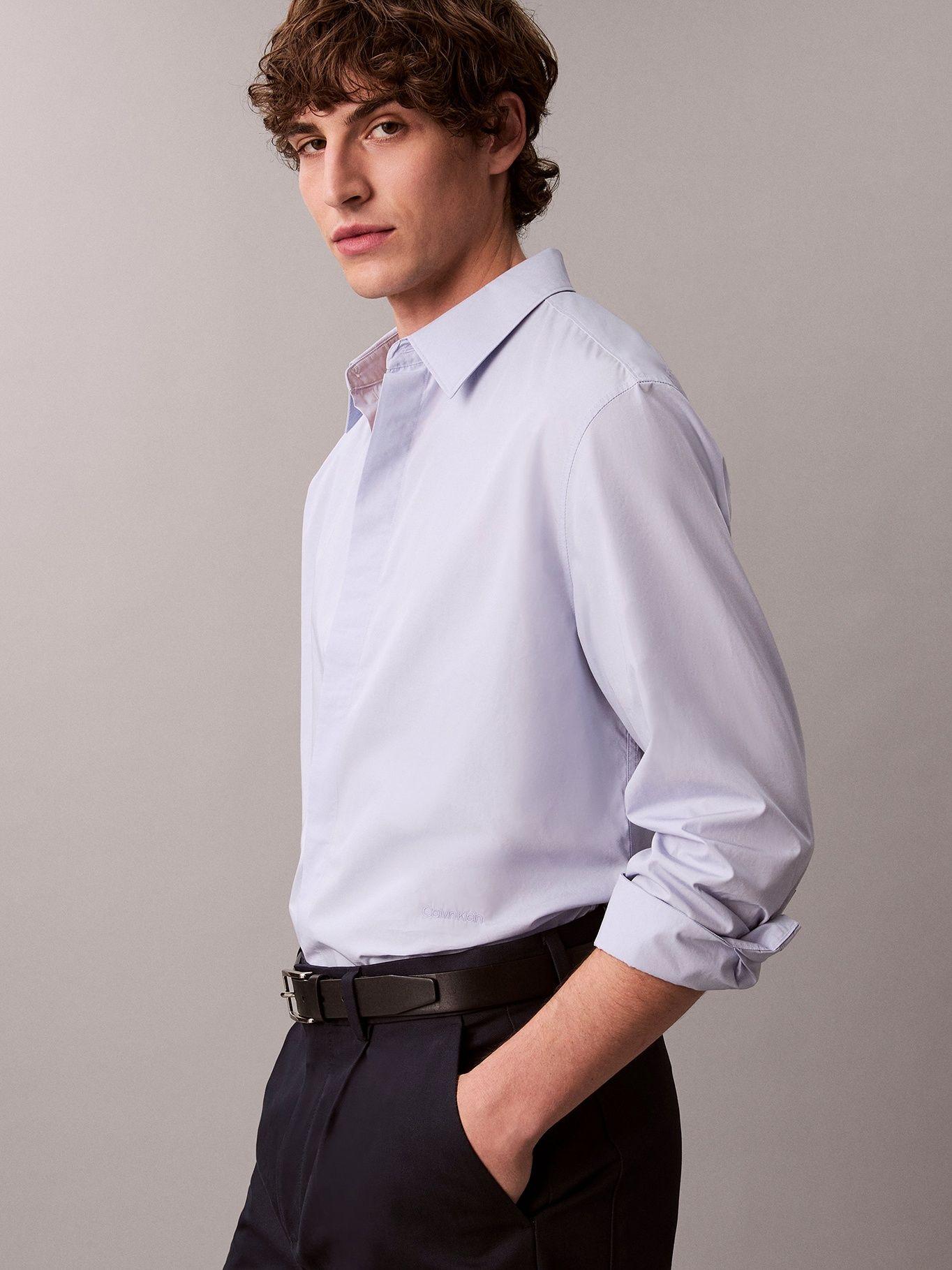 Camisa Relaxed Gris Calvin Klein-4