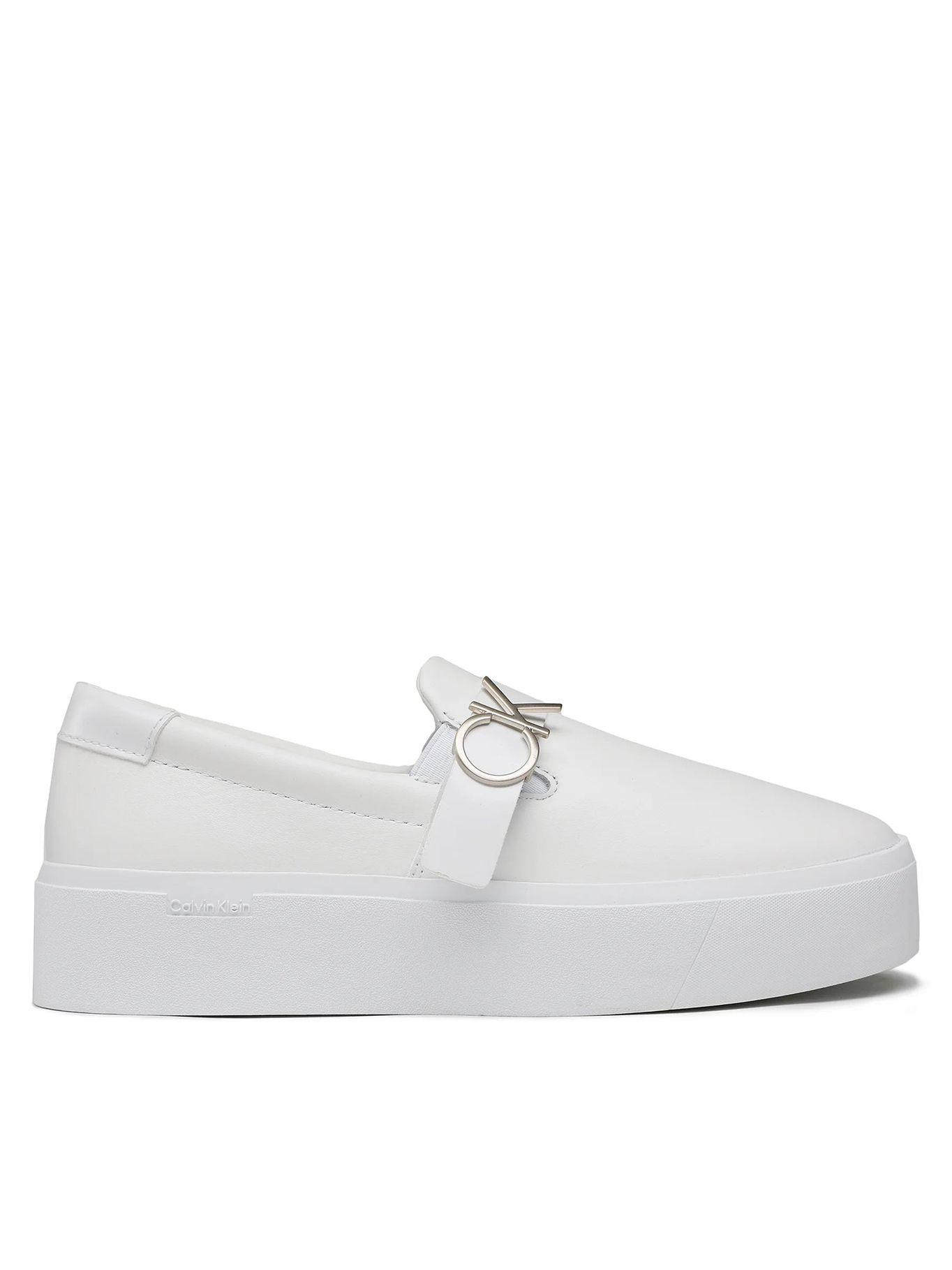 Zapatilla Slip-On Flatform Blanco Calvin Klein-4