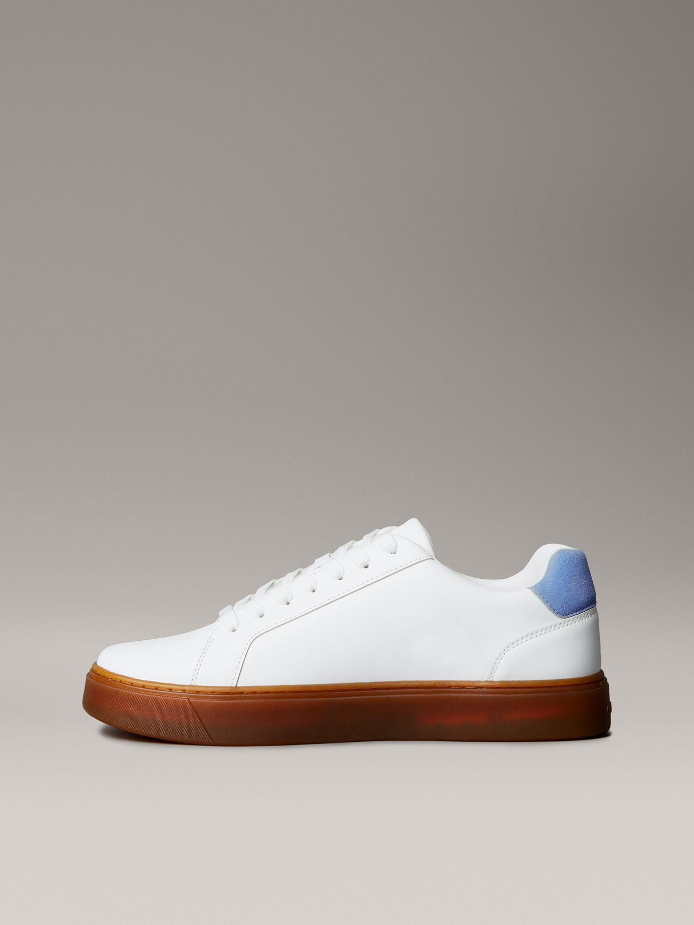 Zapatillas Classic y Cuero Blanco Calvin Klein-5
