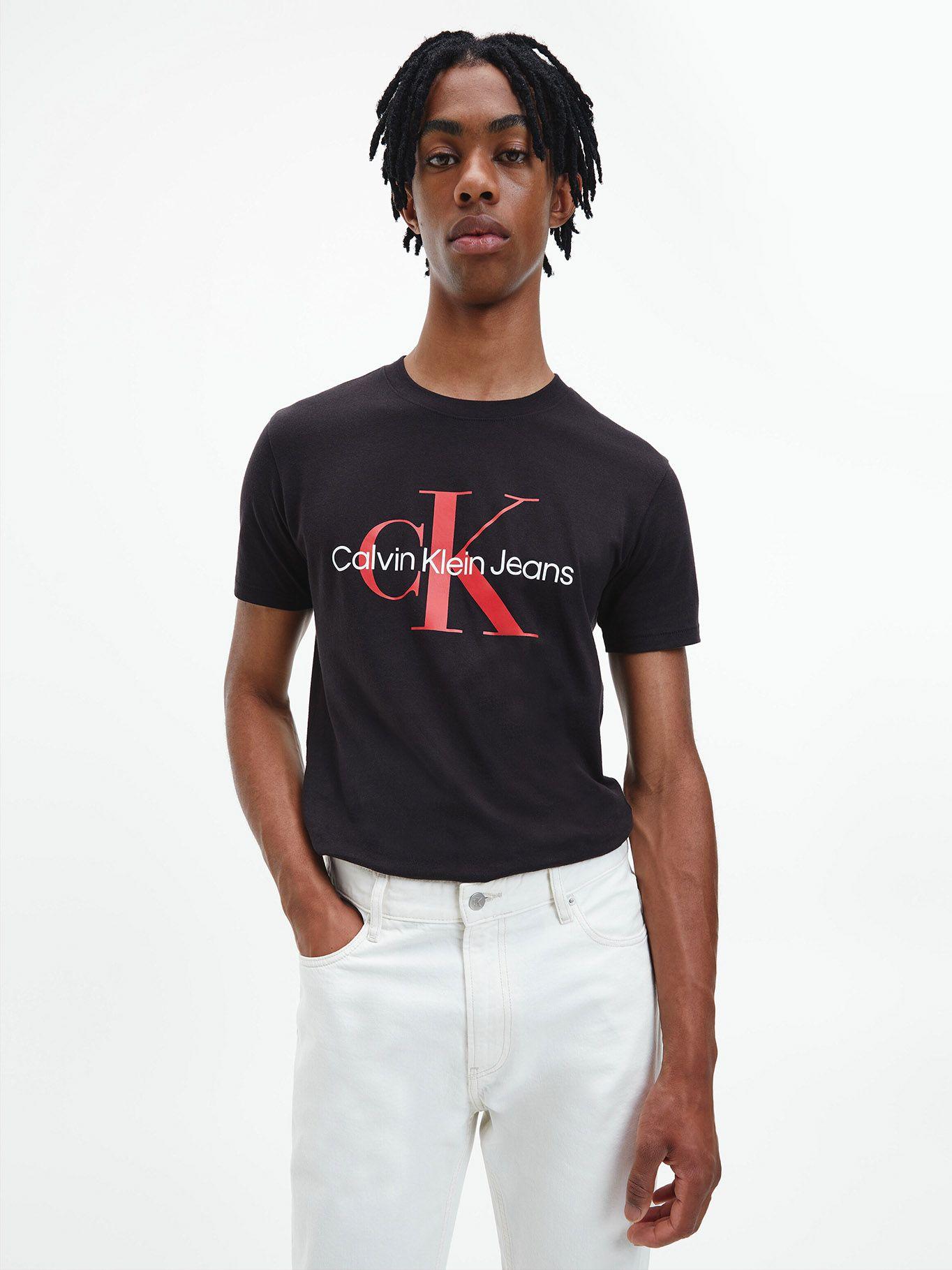 Polera Seasonal Monogram Negro 0GM Calvin Klein-0