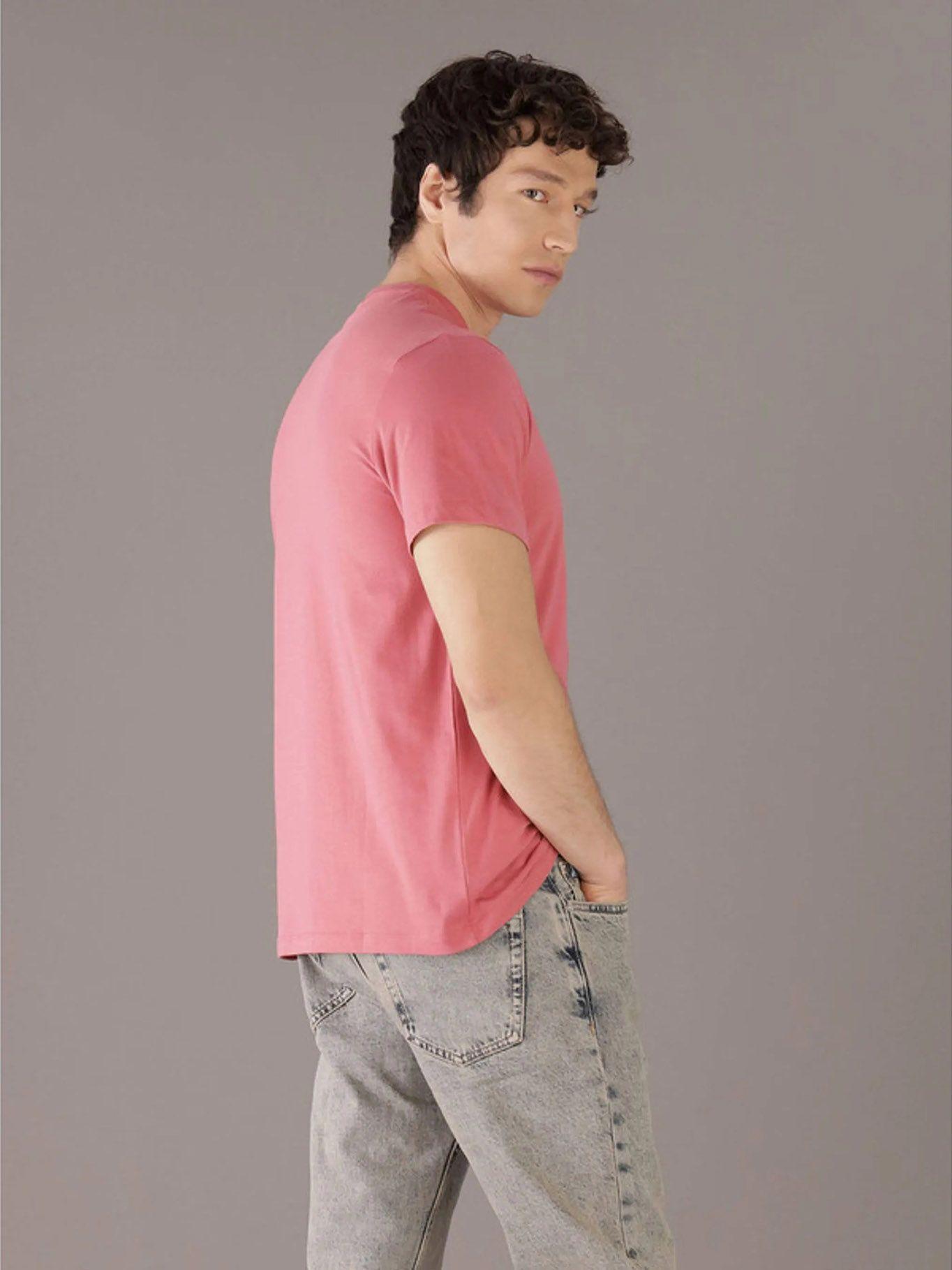 Polera Monograma Bagde 30S Rosado Calvin Klein-2