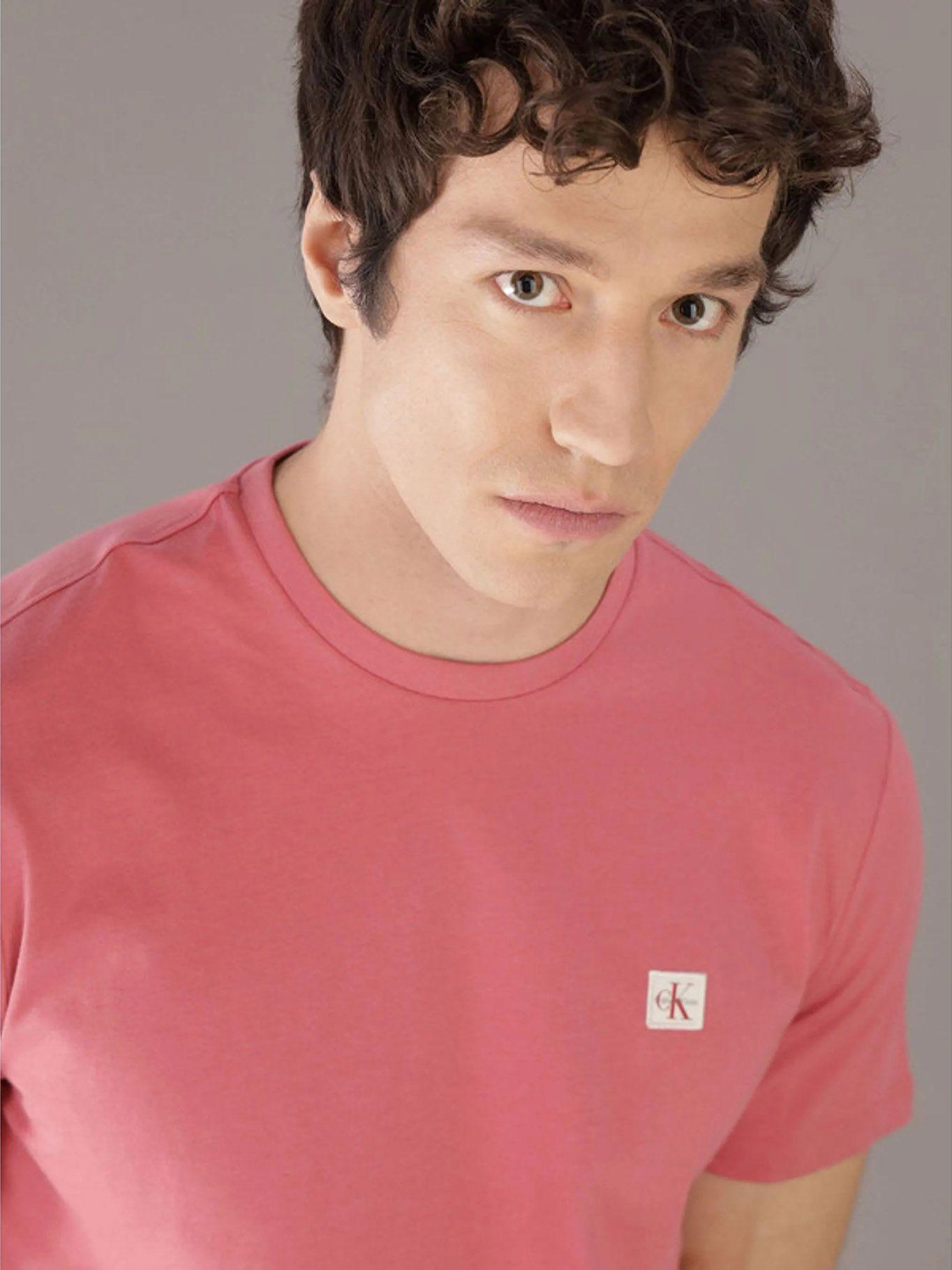 Polera Monograma Bagde 30S Rosado Calvin Klein-3