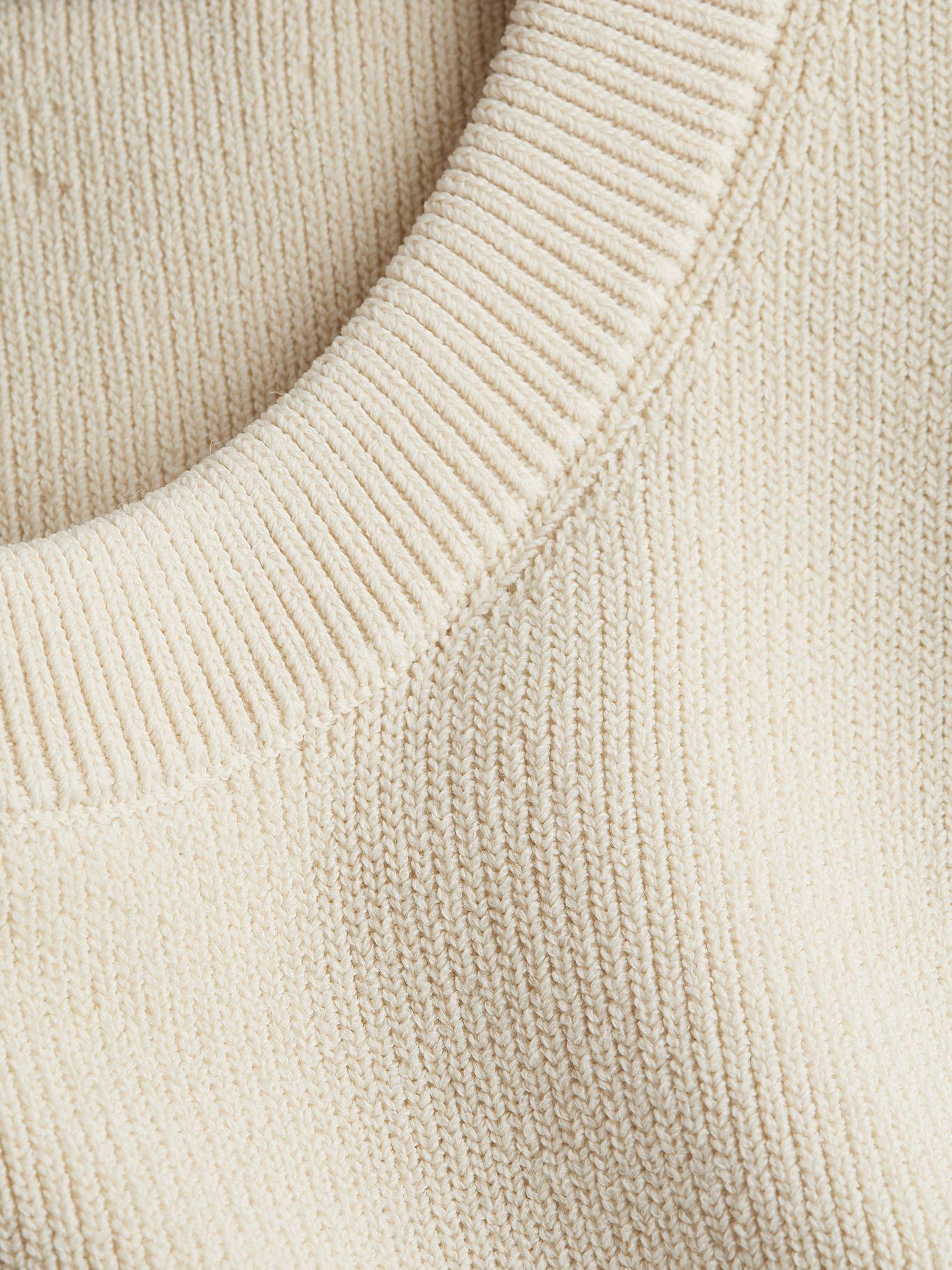 Blusa Contrast Waistband Beige Calvin Klein-5