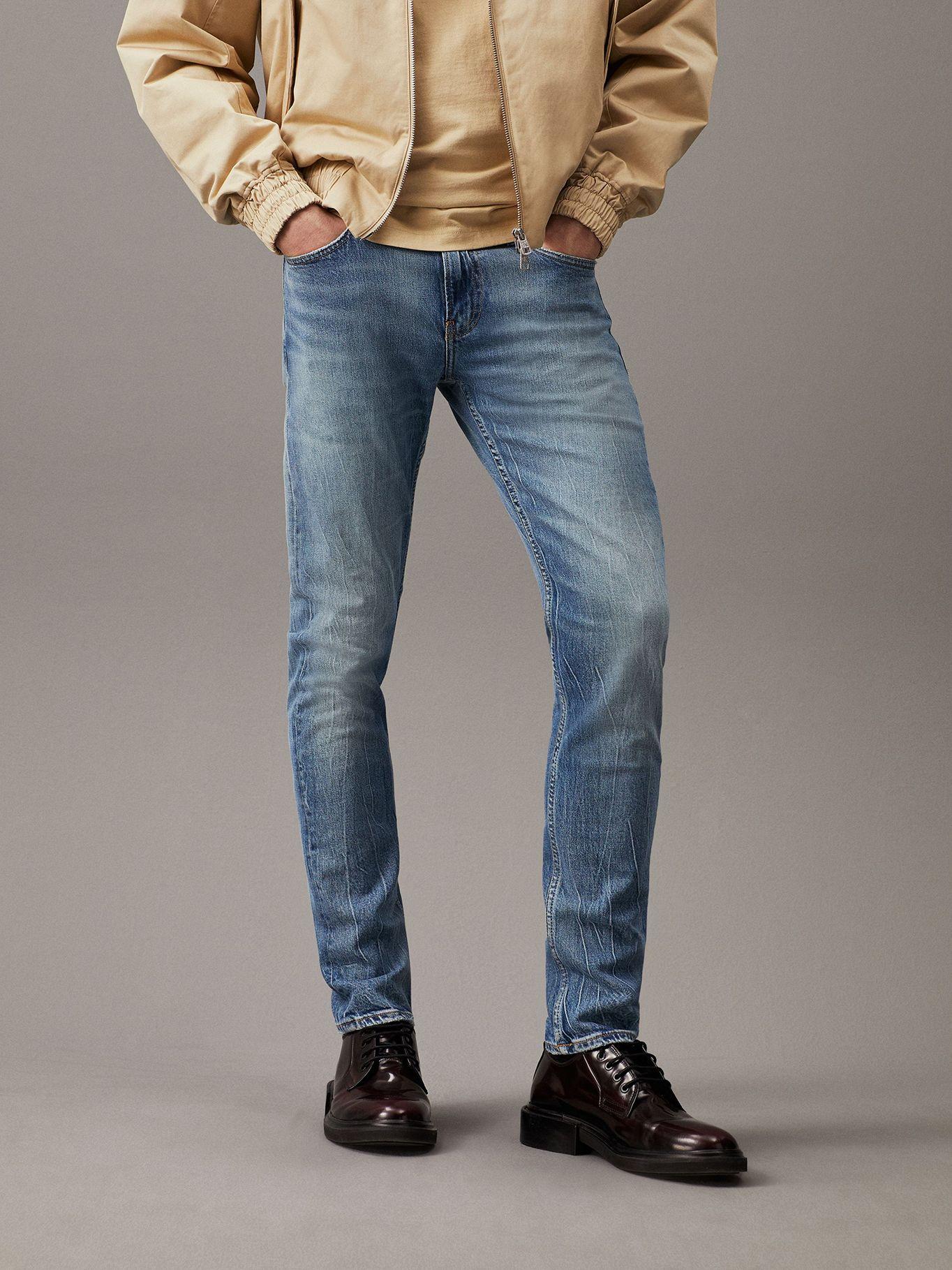 Jeans Slim Hombre Azul 1AA Calvin Klein-0