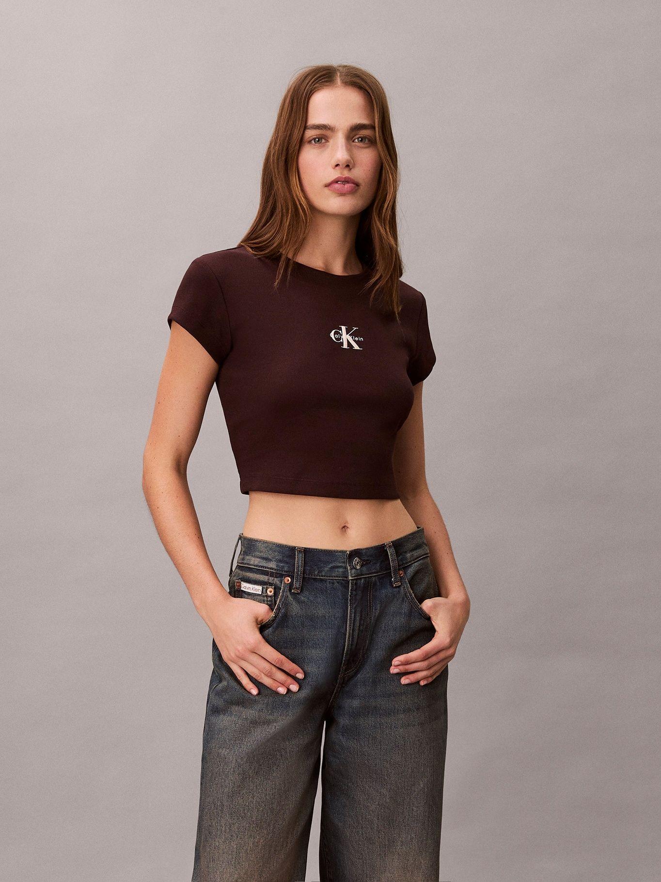 Polera Monogram Baby Cafe Calvin Klein-3