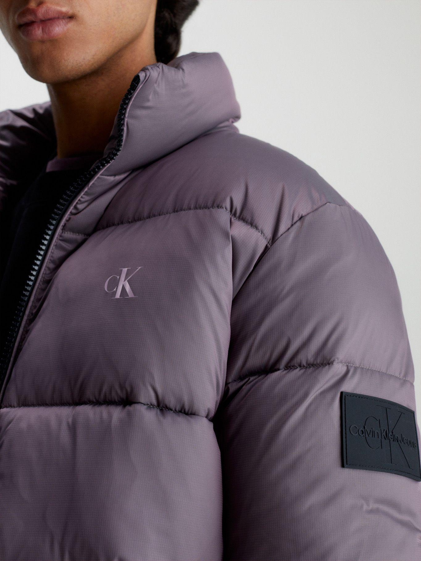 Parka Ripstop Puffer Morado Calvin Klein-3