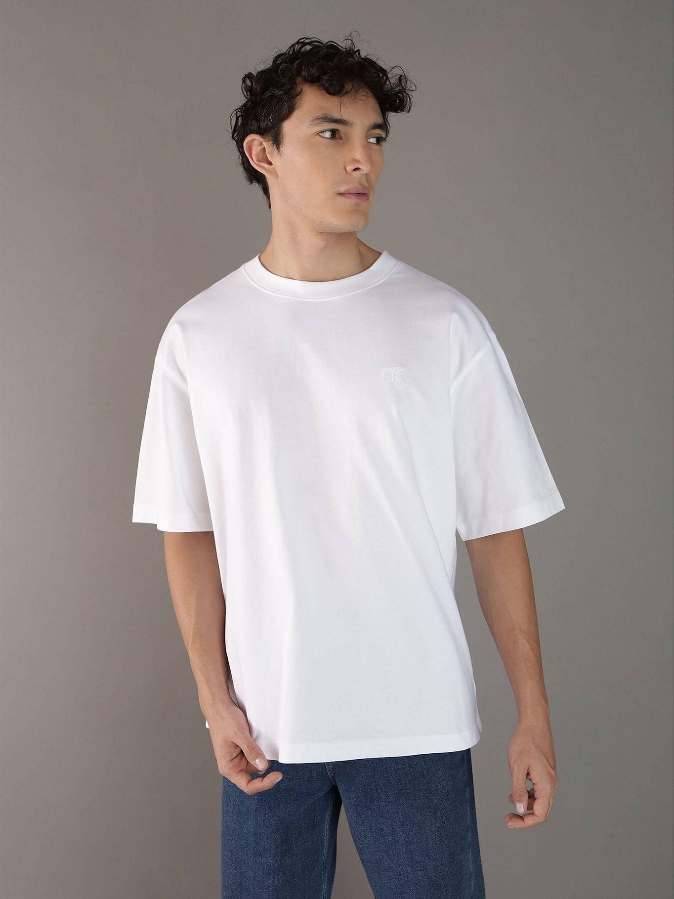 Polera efecto y gráfico de ciudad Blanco Calvin Klein-0