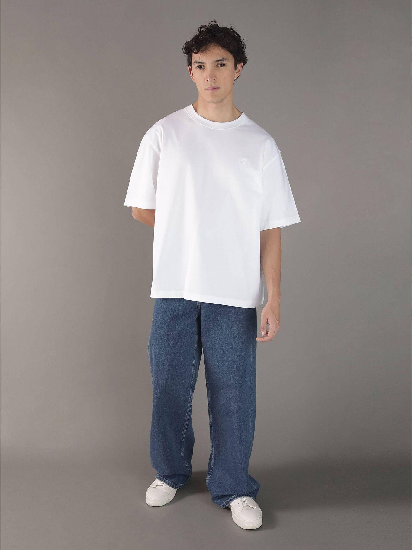 Polera efecto y gráfico de ciudad Blanco Calvin Klein-1