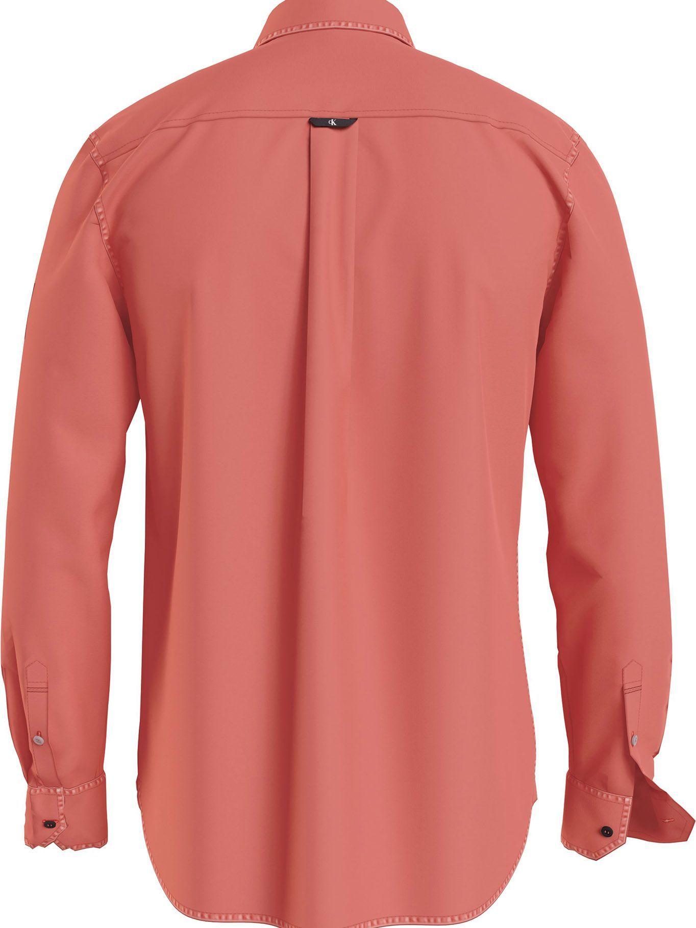 Camisa Monogram Badge Coral Calvin Klein-1