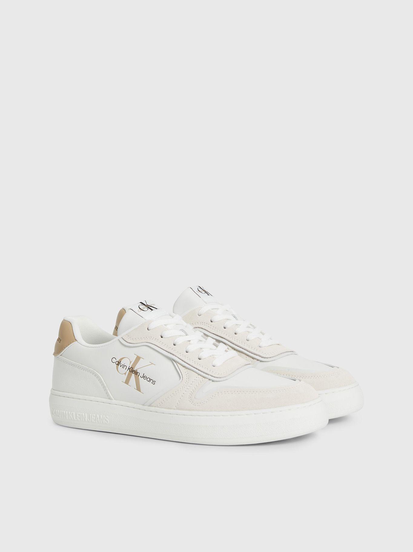 Zapatilla Casual Cupsole Irregular Lines Blanco Calvin Klein-0