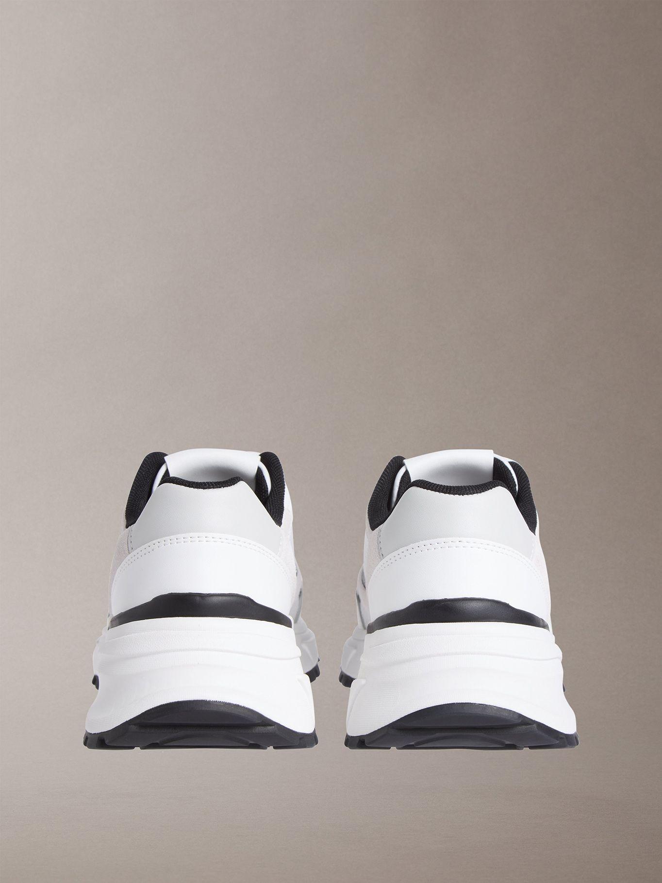 Zapatilla Materiales Combinados Blanco Calvin Klein-2