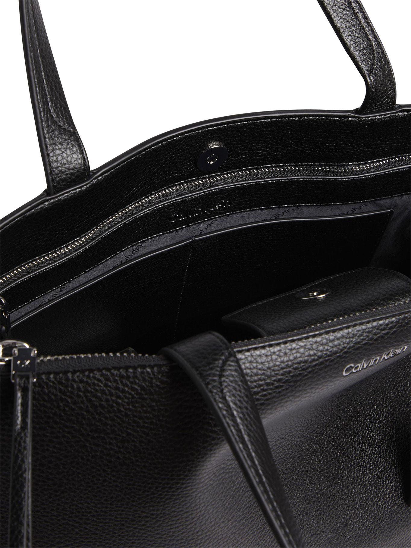 Cartera Shopper Ck Set Negro Calvin Klein-2