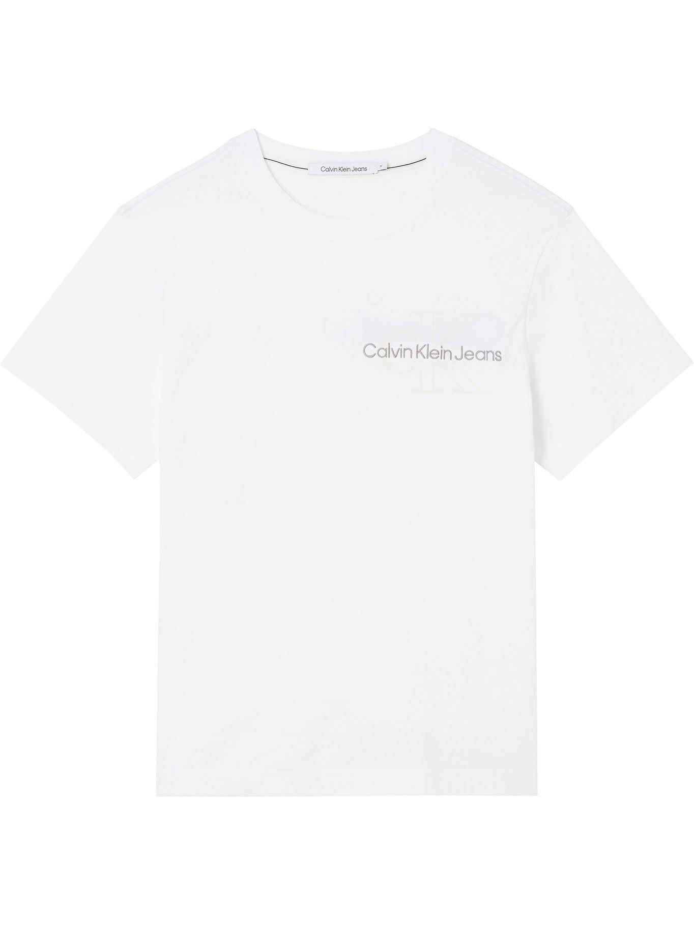 Polera Two Tone Monogram Blanco SP22 Calvin Klein-0