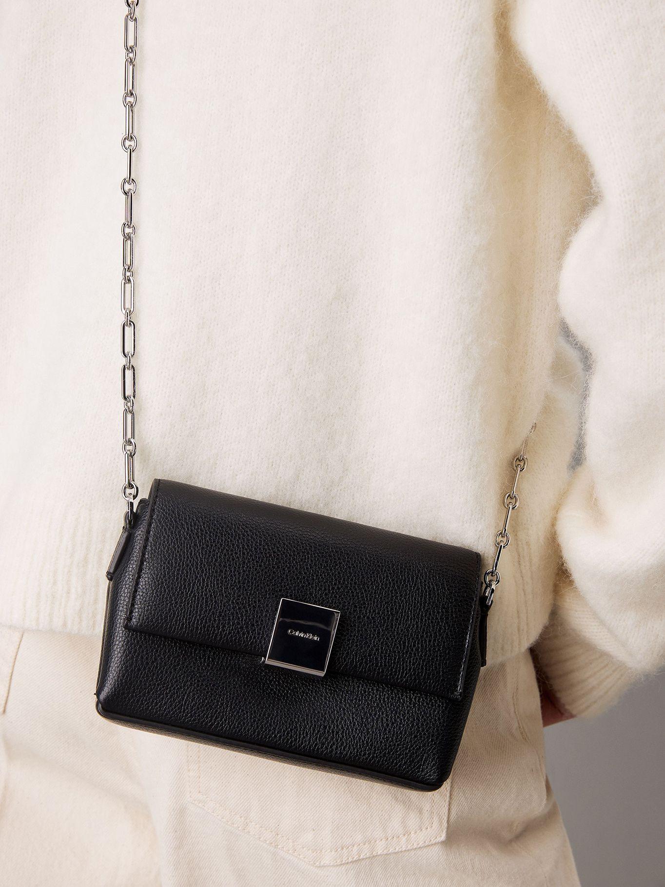 Bandolera Ck Plaque Negro Calvin Klein-5