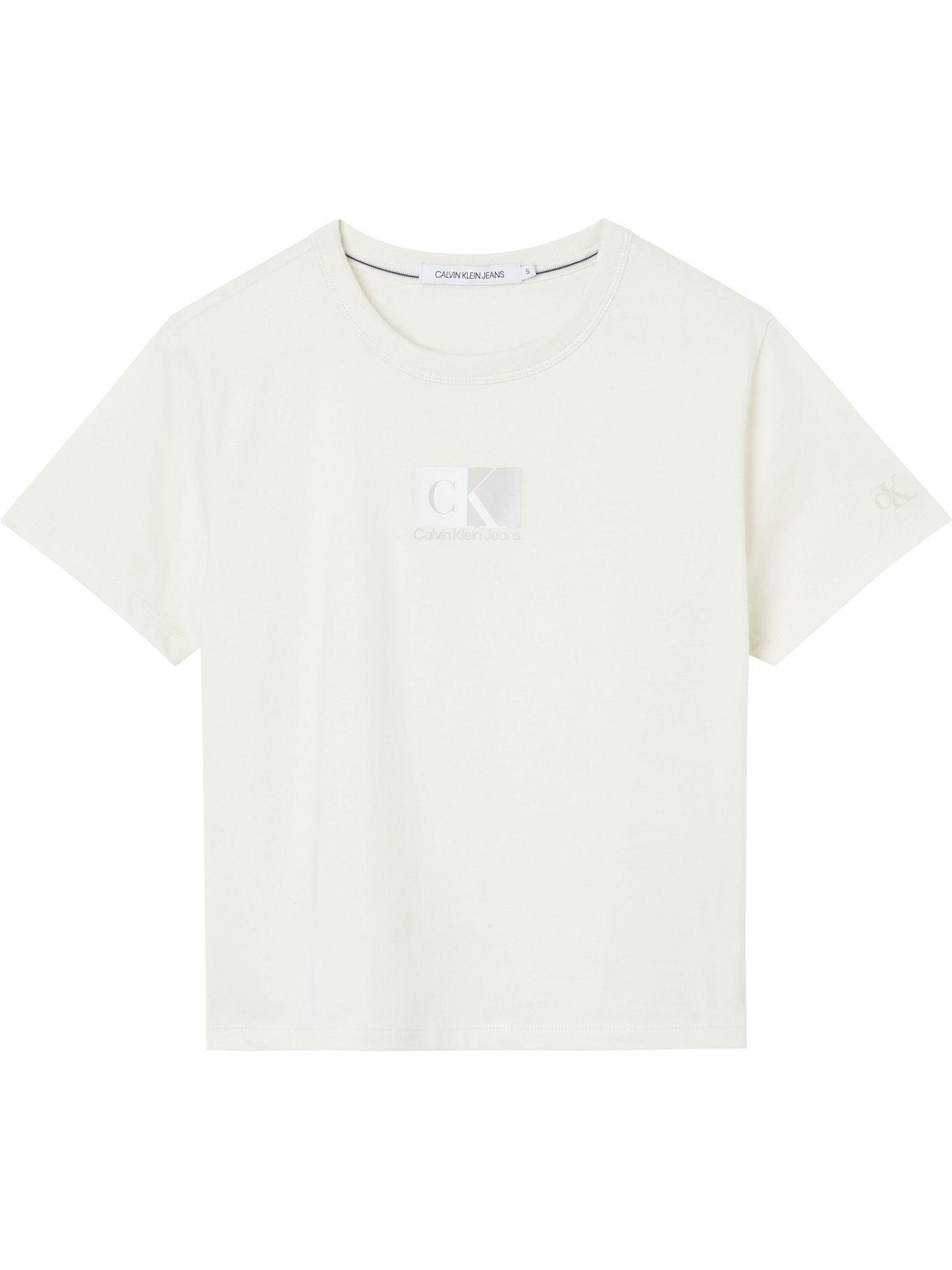 Polera Logo Box Baby Blanco Calvin Klein-0