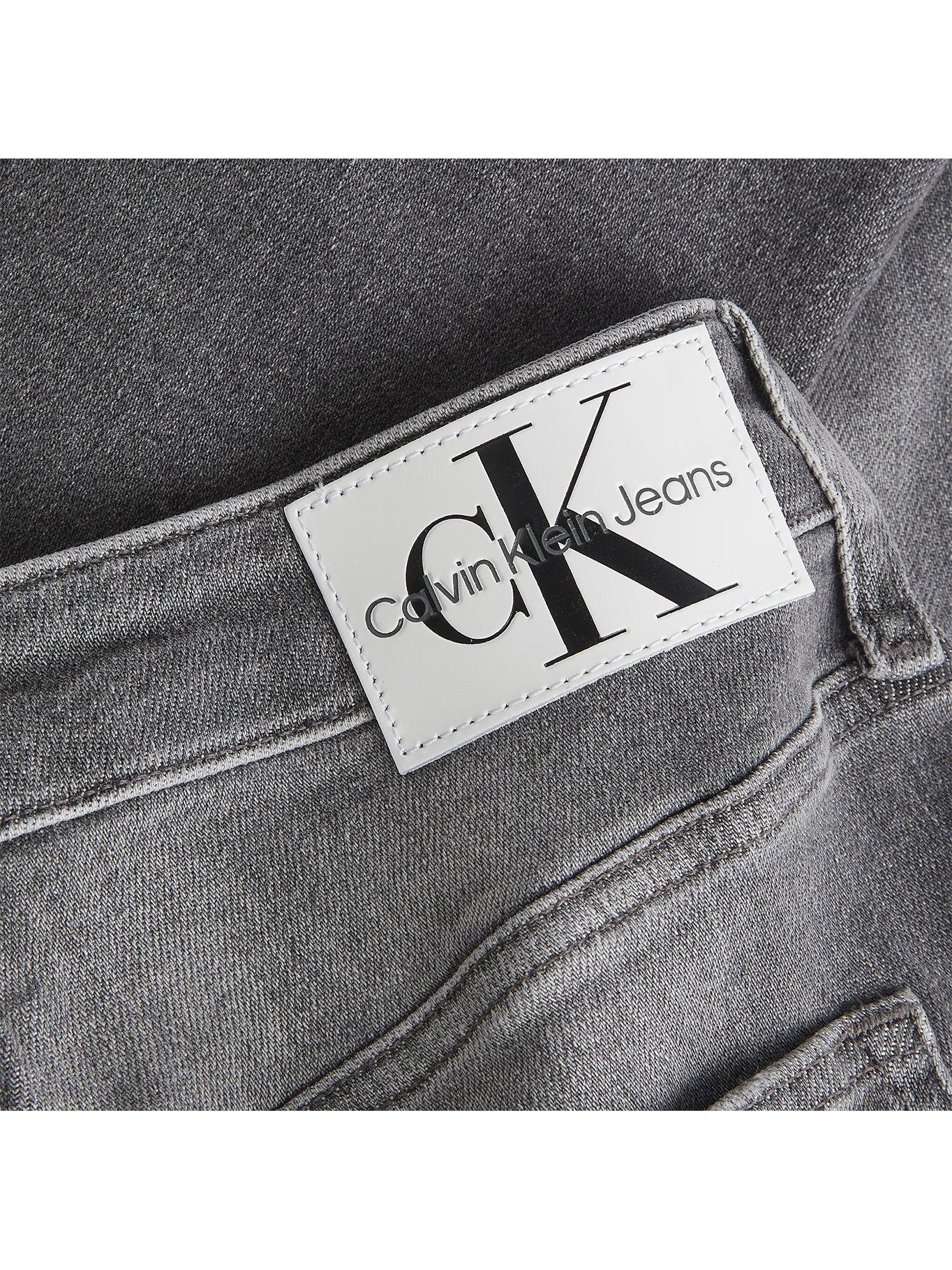 Jeans High Rise Skinny 1BZ Gris Calvin Klein-4