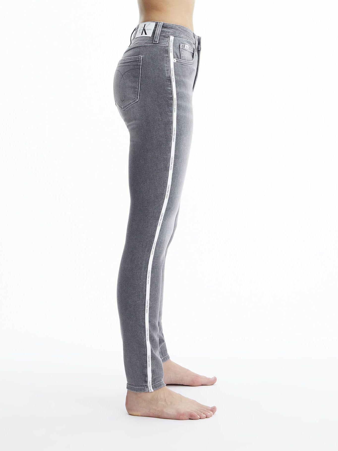 Jeans High Rise Skinny 1BZ Gris Calvin Klein-2