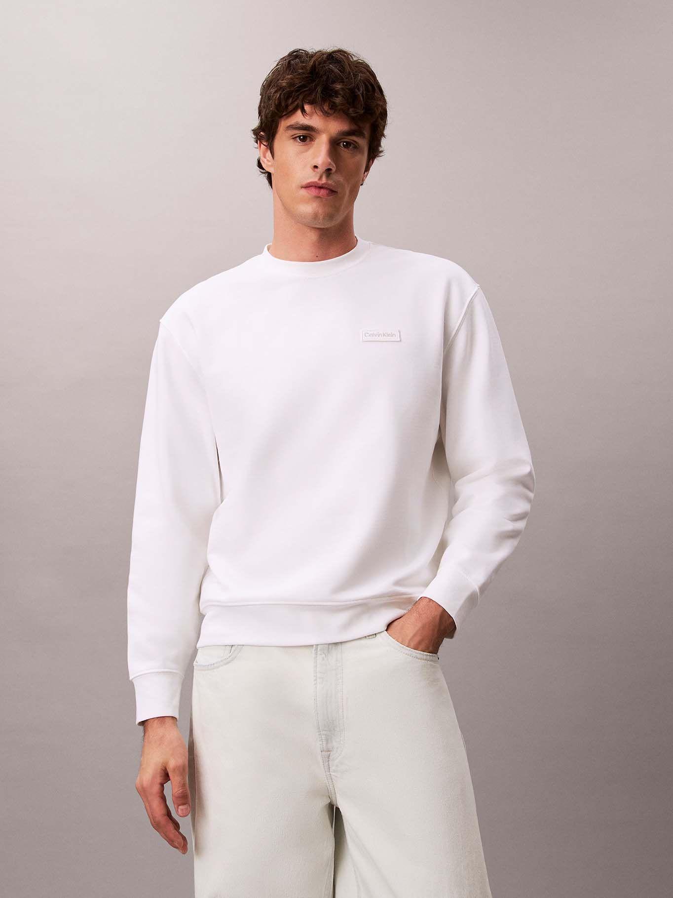 Polerón de Corte Clásico con Parche Blanco Calvin Klein-0