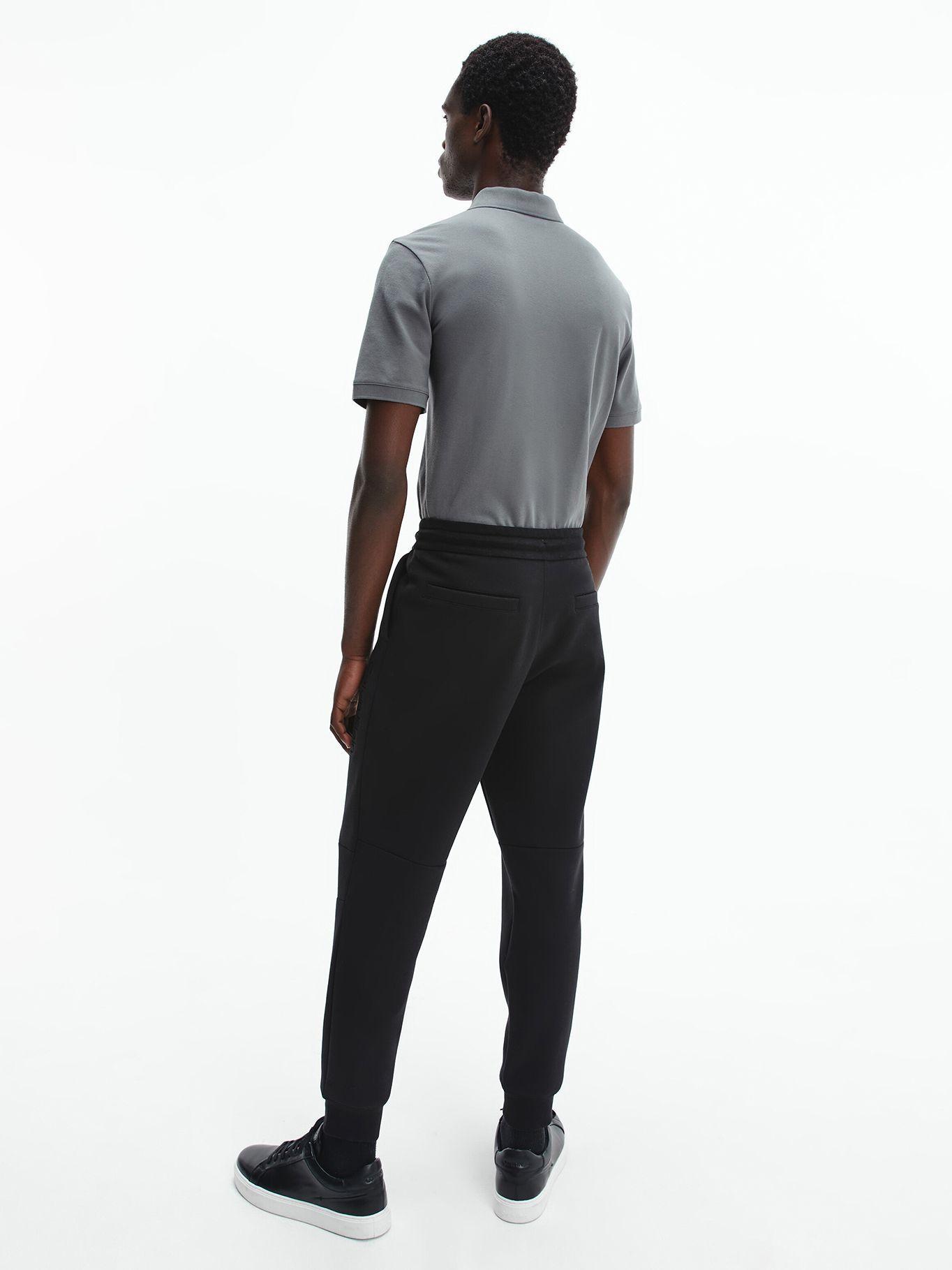 Polo Hybrid Logo Gris Calvin Klein-2