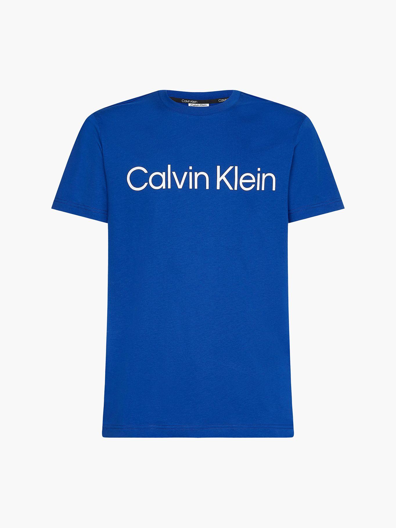 Polera Cotton Front Azul Calvin Klein-4