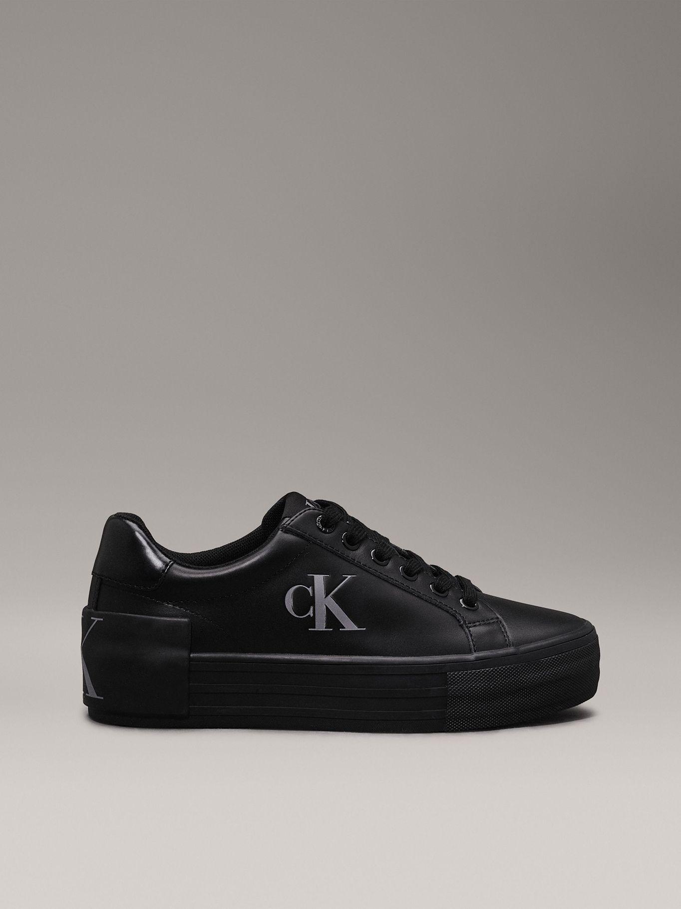 Zapatillas de Cuero Vulc Flatform Negro Calvin Klein-4